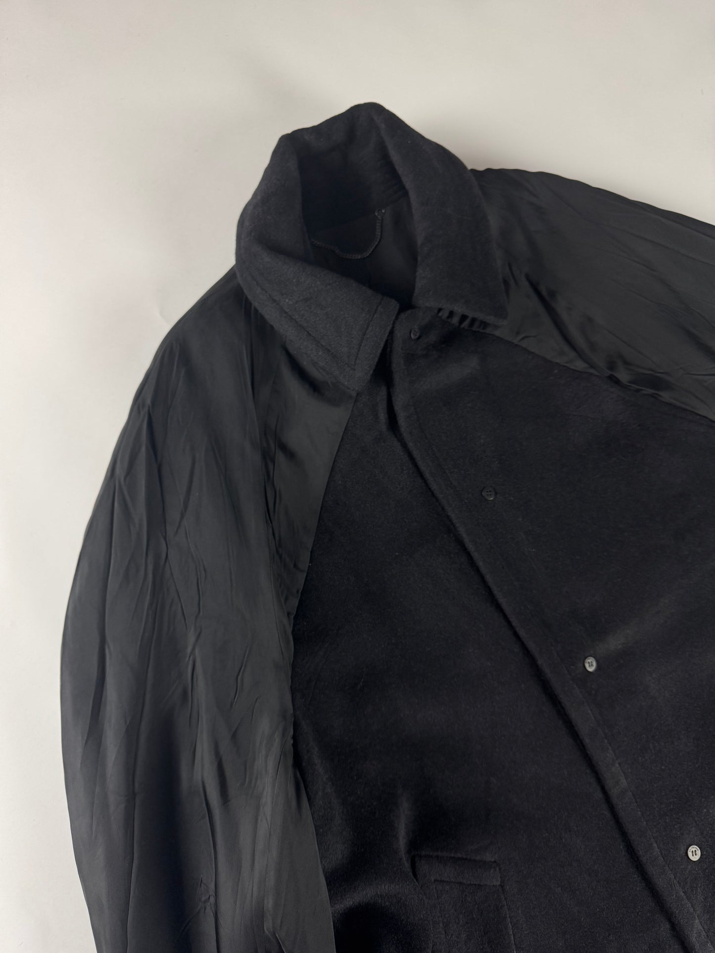 Balenciaga Wool Paneled Inside Out Carcoat SS 2022 - L
