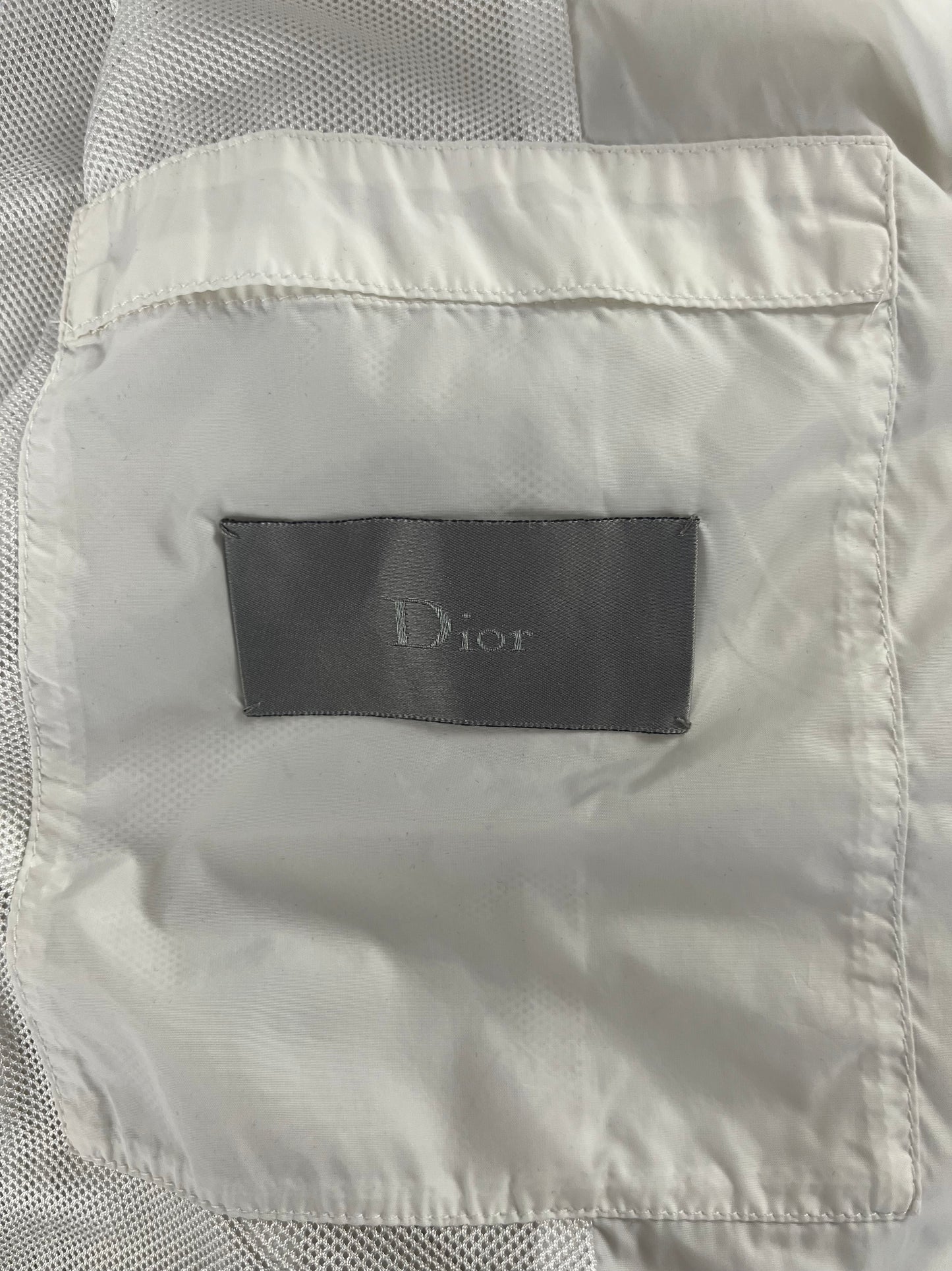 Dior Homme White Bomber Motor Jacket SS 2009 - M