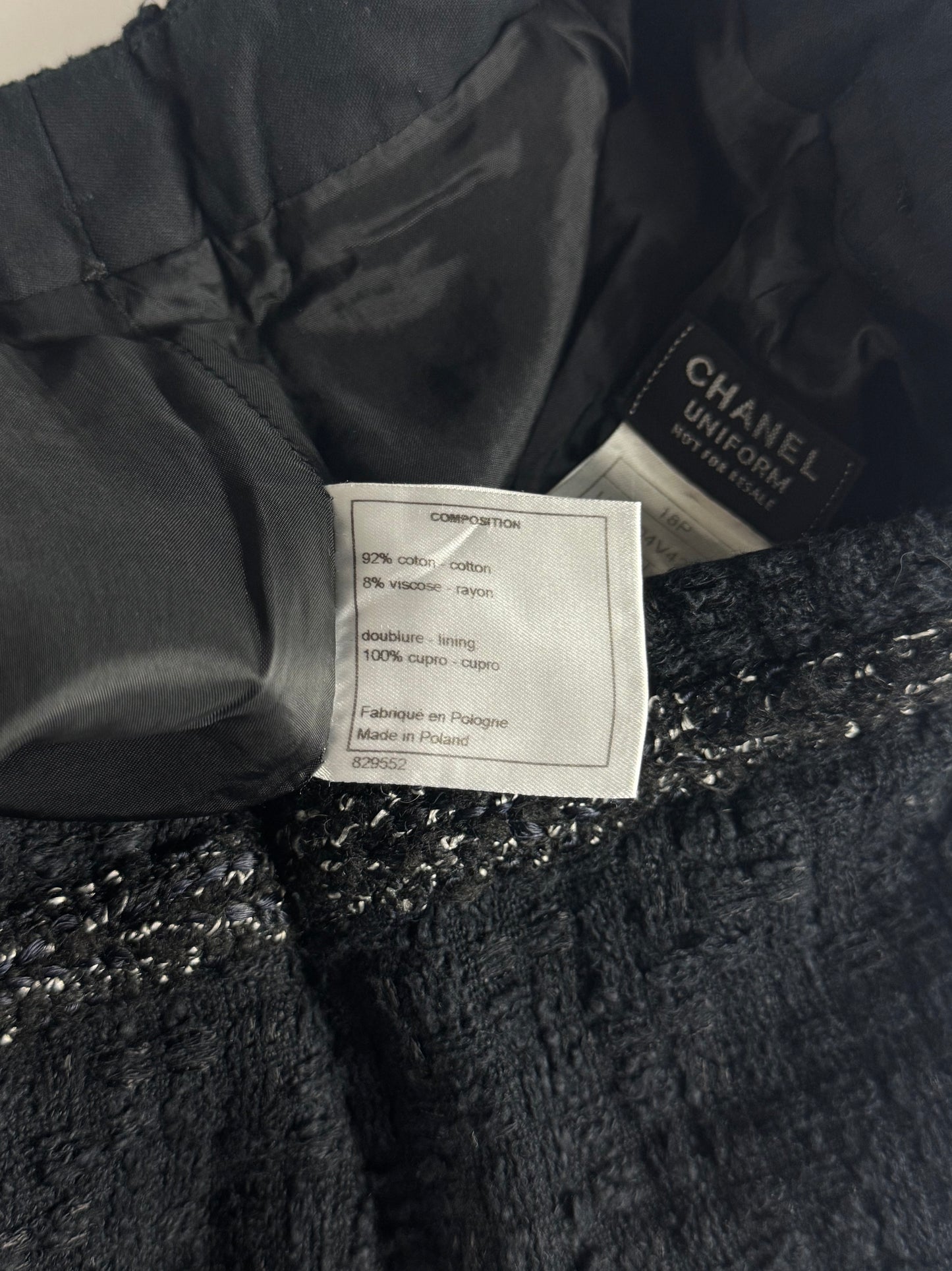 Chanel Uniform Wide Leg Pants - M