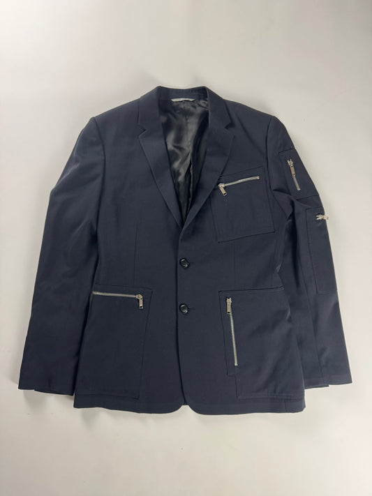 Dior Homme Kris Van Assche Multi Zip Elegant Blazer SS 2016 - M