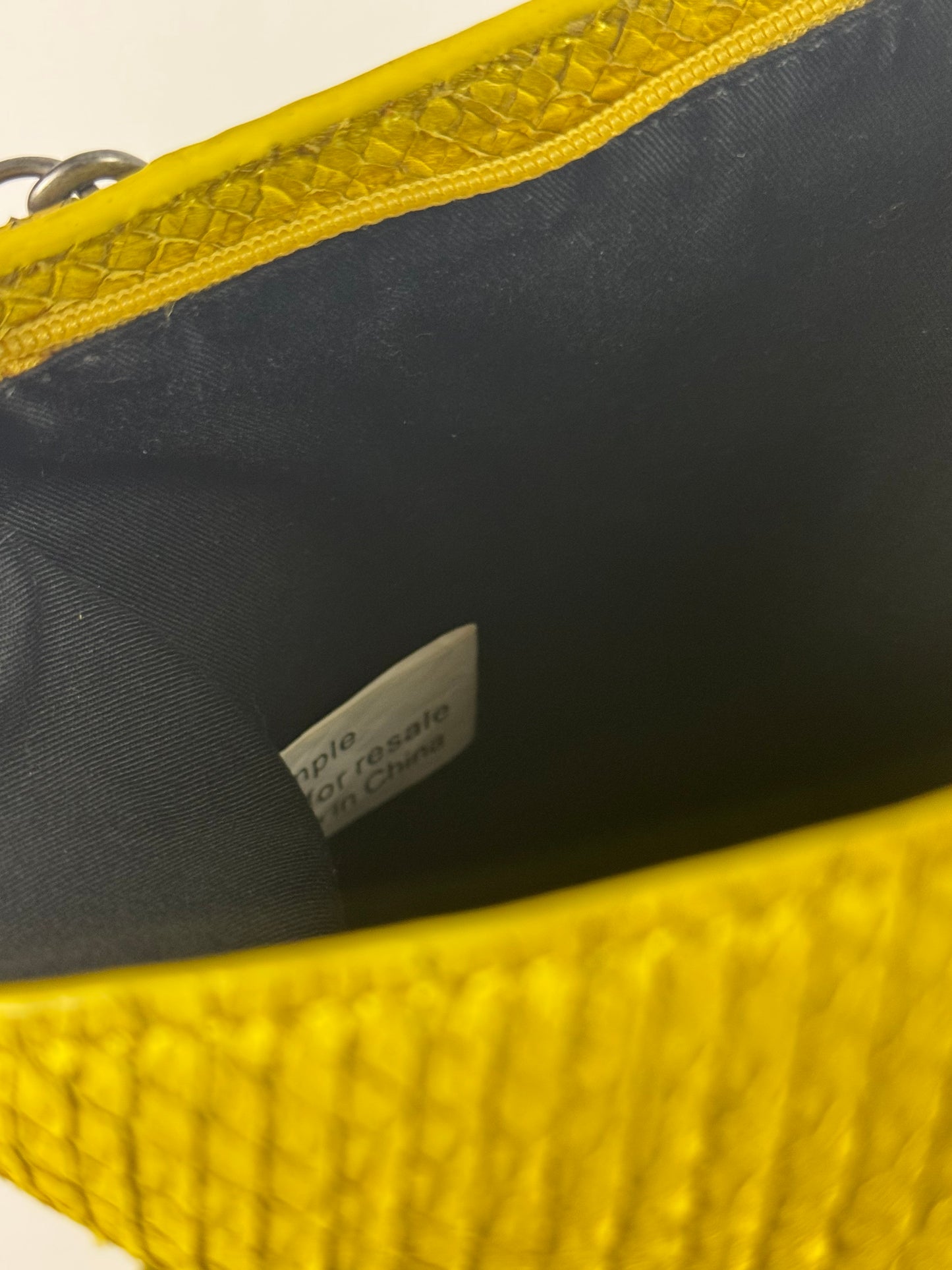 Helmut Lang Sample Shoulder Enveloppe Pocket Snakeskin Bag - OS