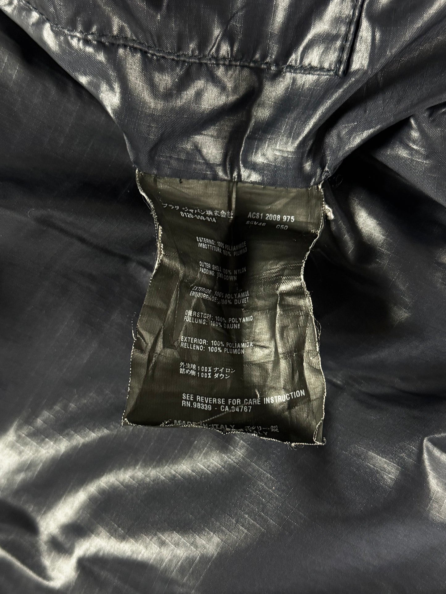 Prada Marine Padded Nylon Jacket FW 2008 - M