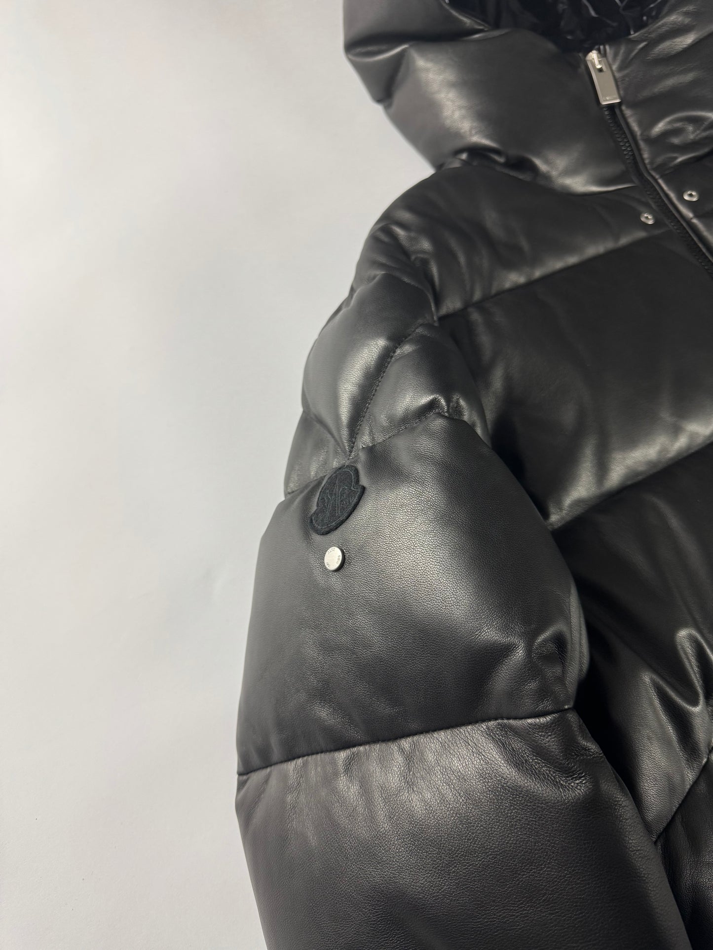 Moncler 6 1017 Alyx Studio 9SM Alman Puffer Lamb Leather Jacket FW 2022 - M