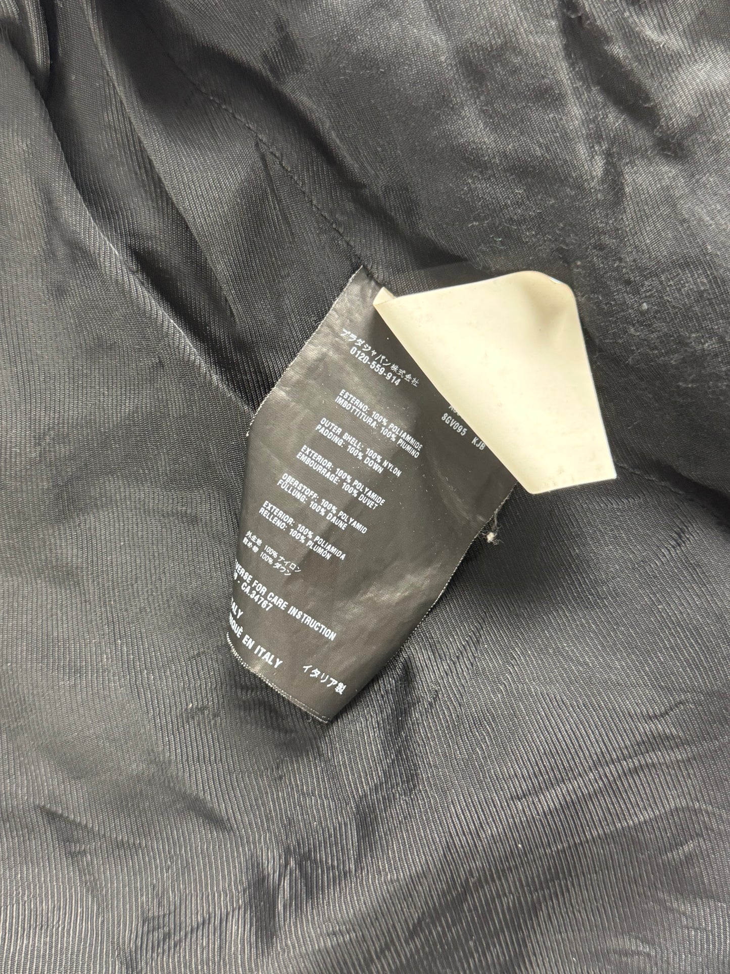 Prada Linea Rossa Strapped Collar Puffer Jacket FW 2009 - M