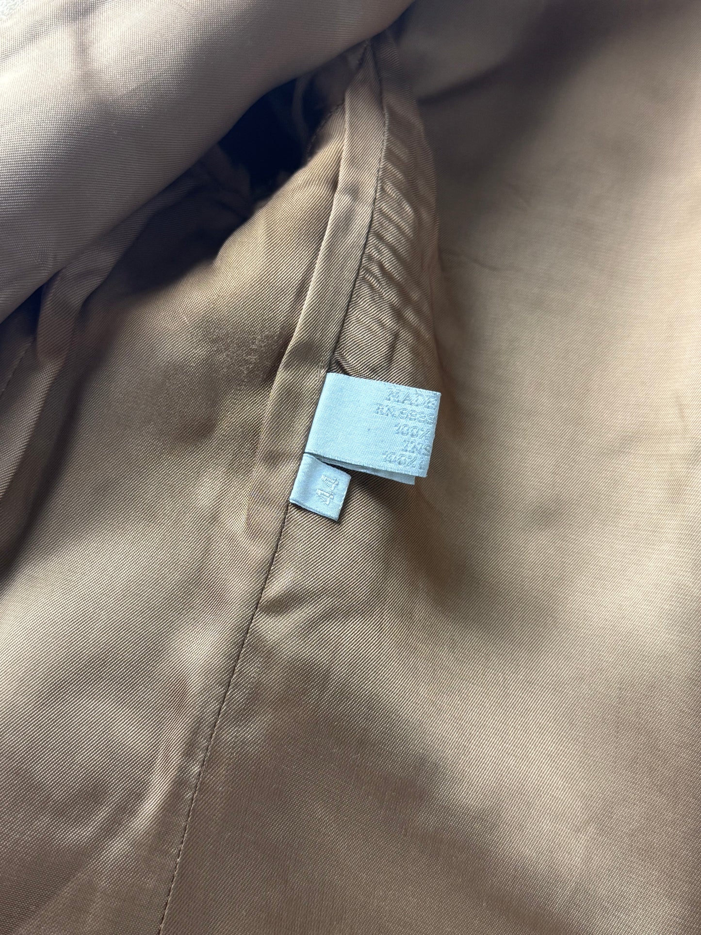 Prada Camel Wool Padded Elbows Coat FW 1999 - S