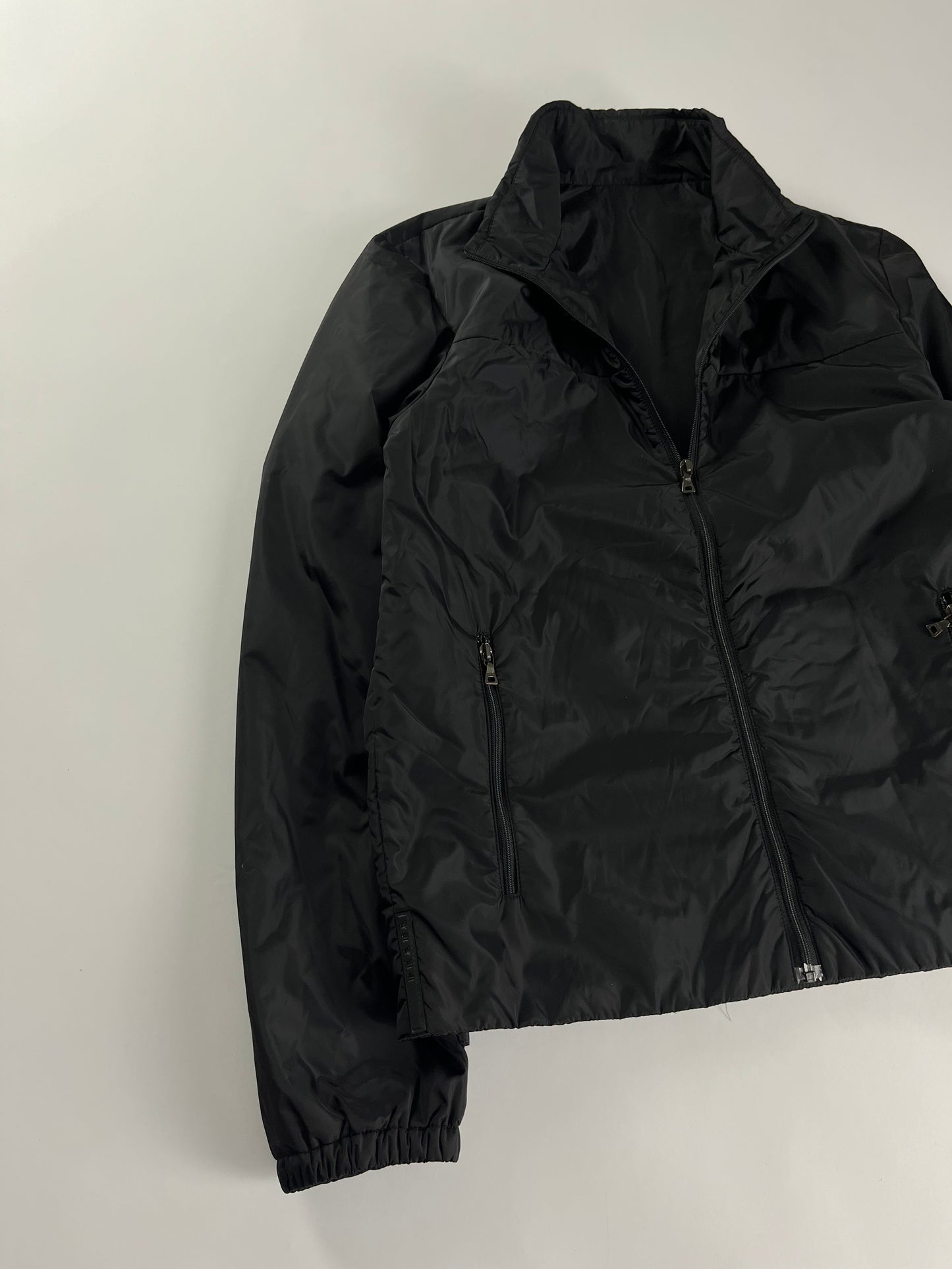 Prada Black Nylon Light Jacket FW 2011 - M