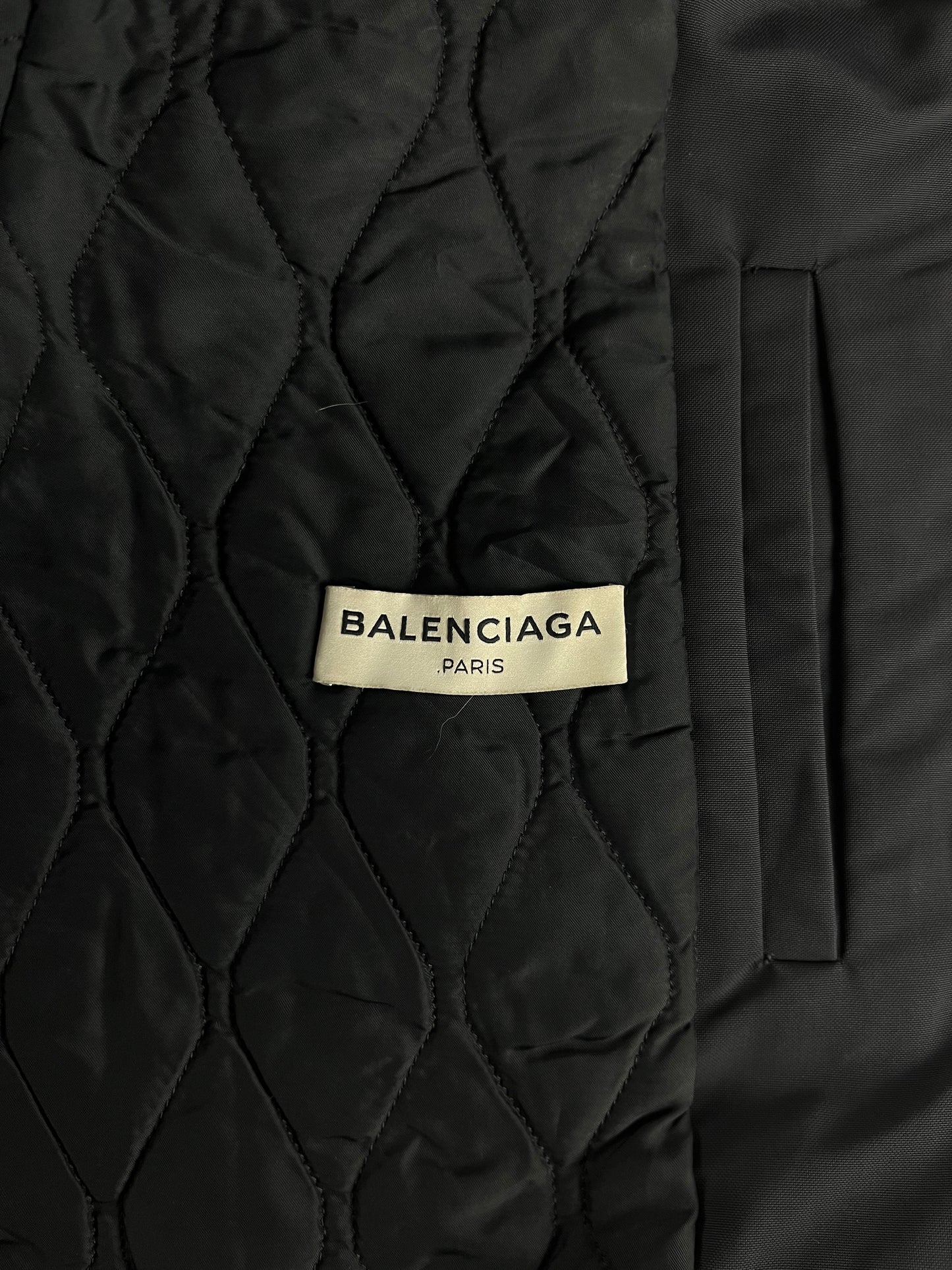 Balenciaga Alexander Wang Technical Fur Hybrid Parka Jacket FW 2014 - M
