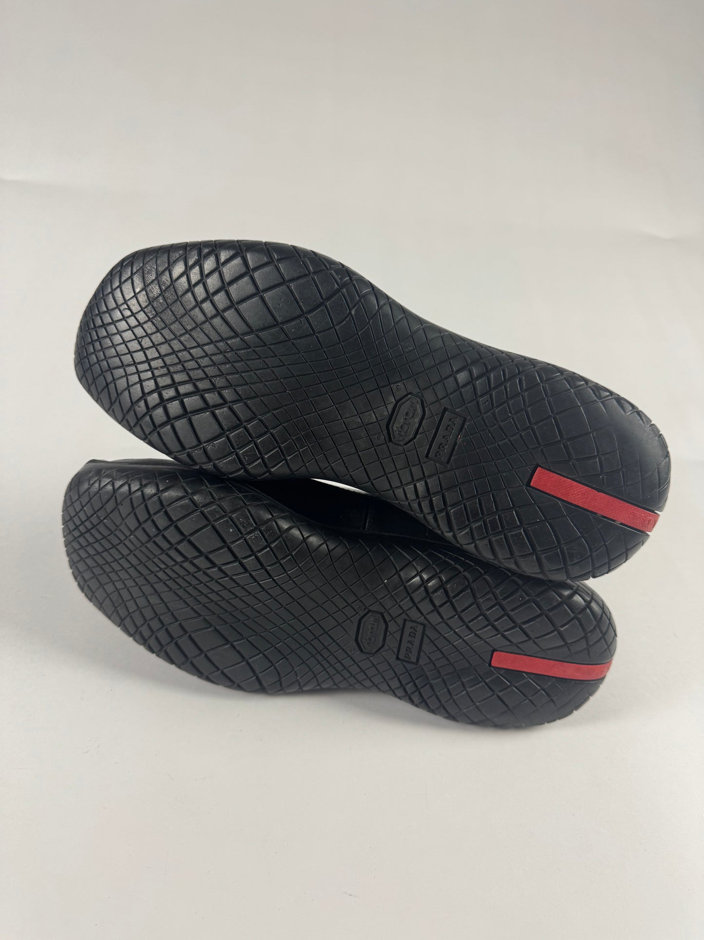 Prada Vibram Dark Leather Mid Boots FW 1999 - 10 IT/45 EU