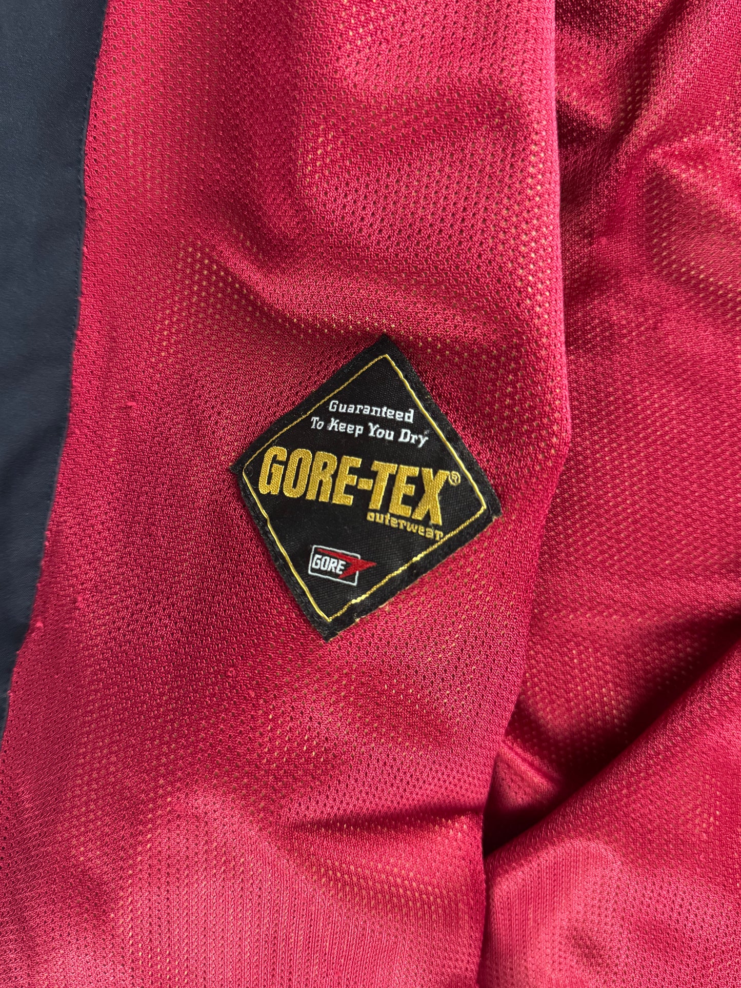 Prada Linea Rossa Navy Nylon Convertible Hoodie Jacket FW 1999 - L