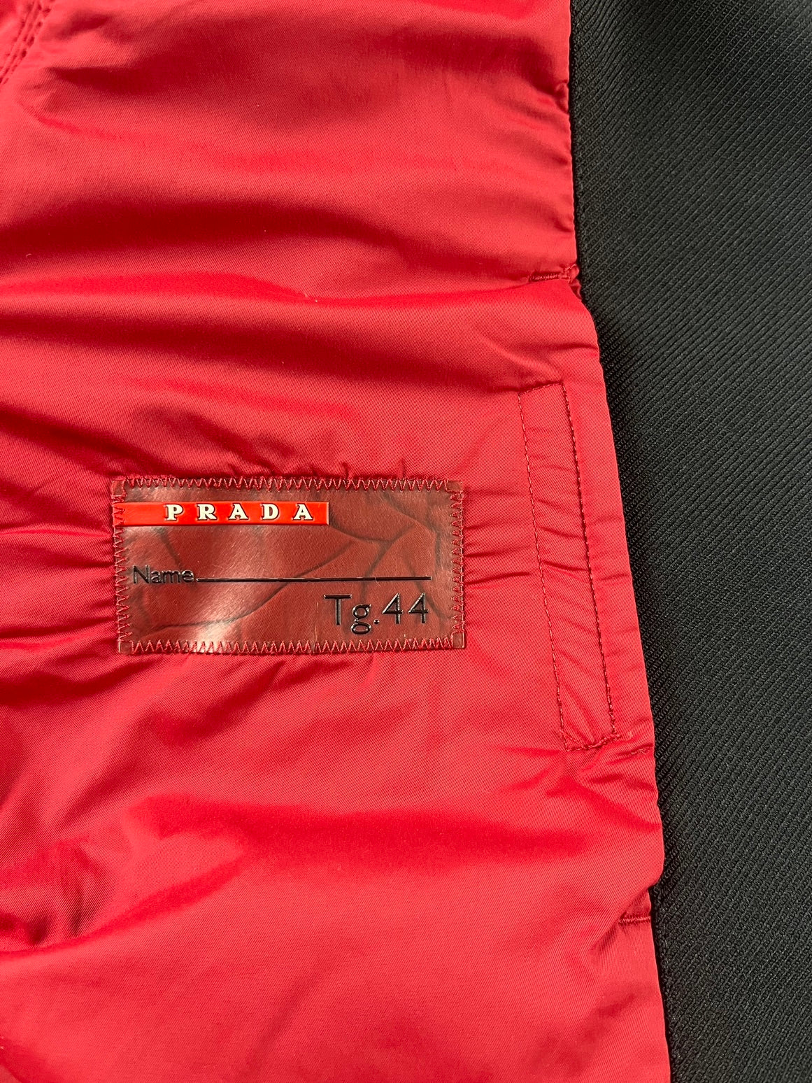 Prada Black Belted Collar Coat FW 1999 - S