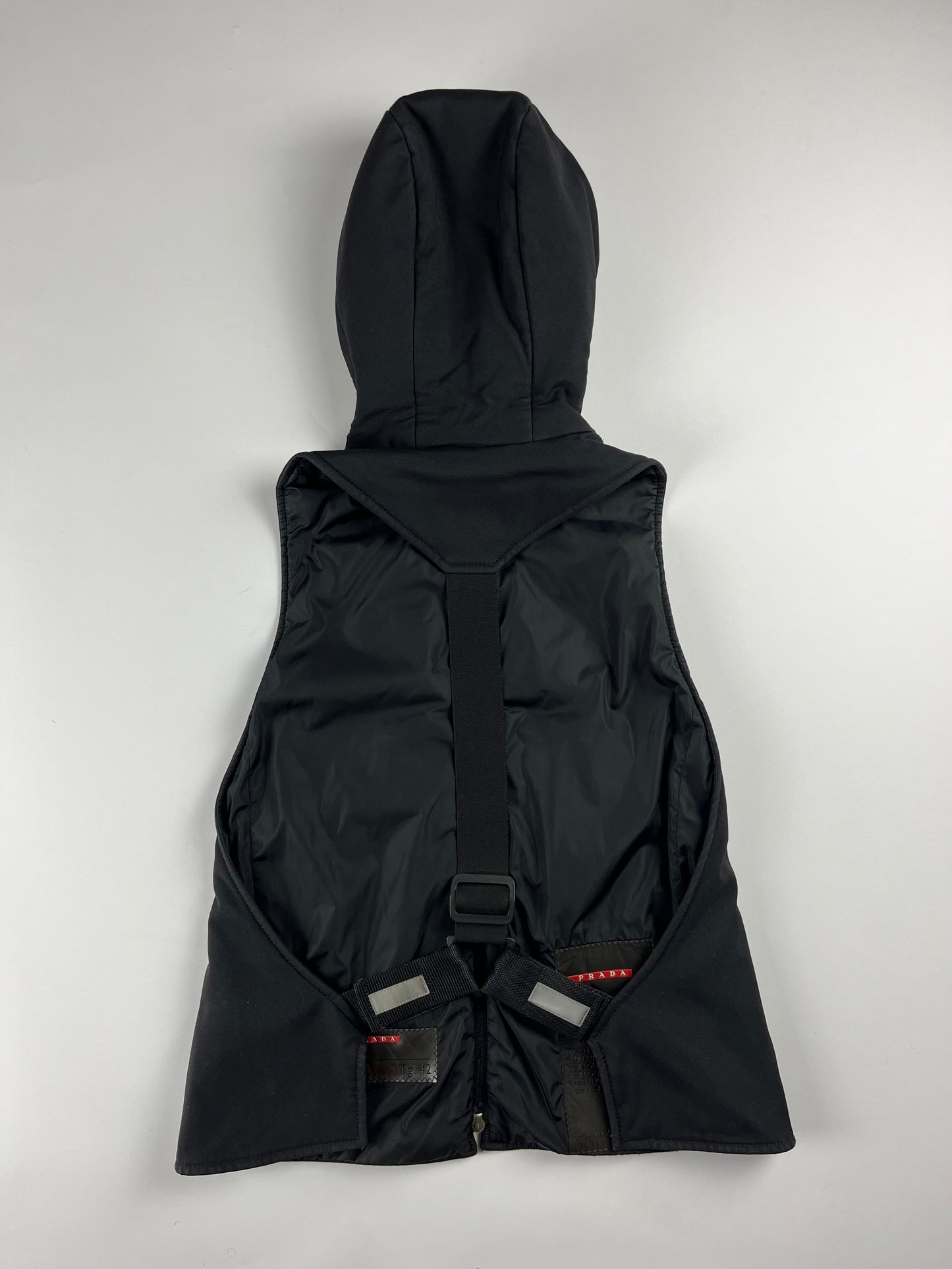 Prada Linea Rossa Balaclava Harness Vest FW 1999 - S