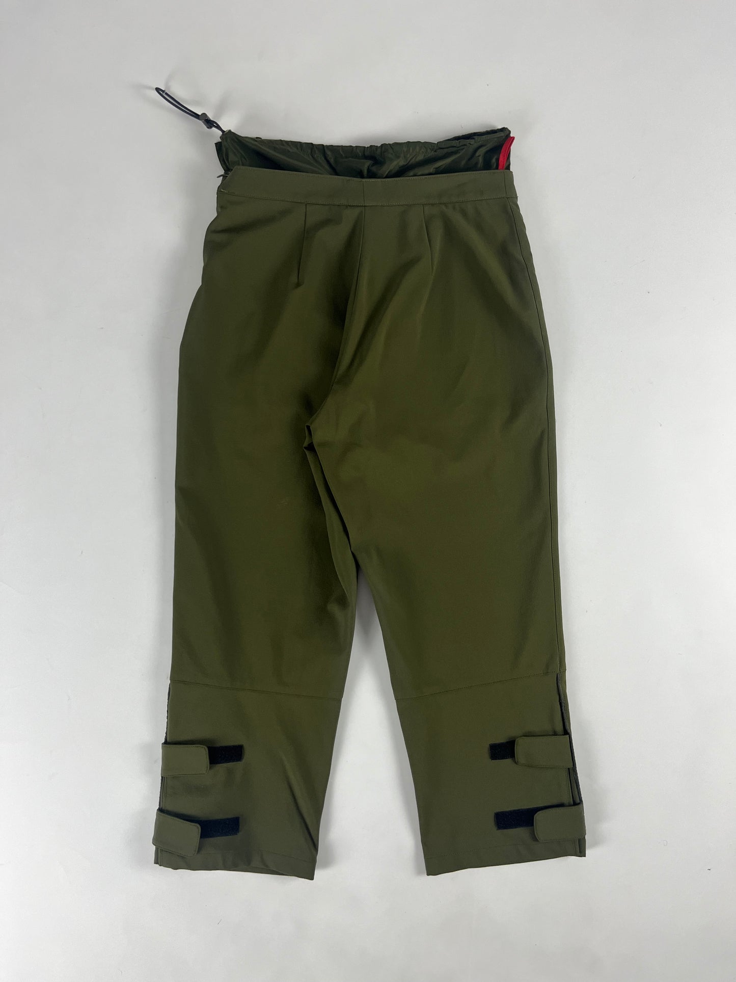 Prada Linea Rossa Khaki Strapped 3/4 Pants FW 1999 - S