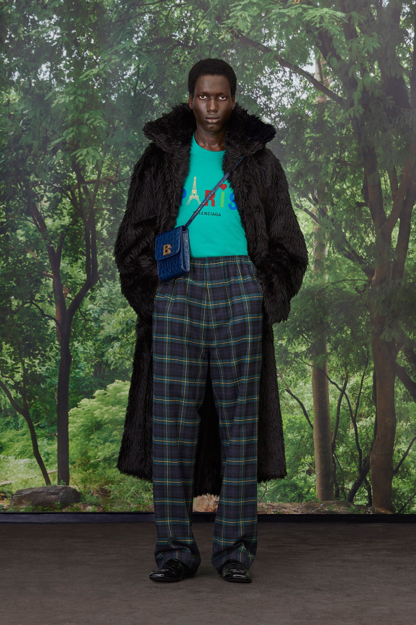 Balenciaga Faux Fur Oversize Coat FW 2019 - XS