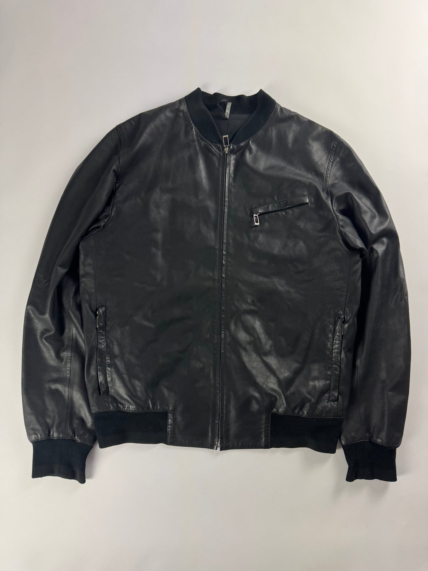 Dior Homme Premium Lamb Leather Bomber Jacket SS 2013 - M