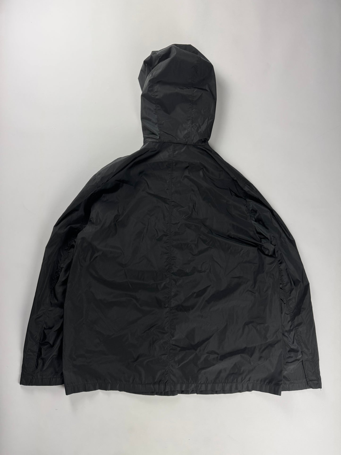 Prada Black Nylon Strapped Light Jacket SS 1998 - M