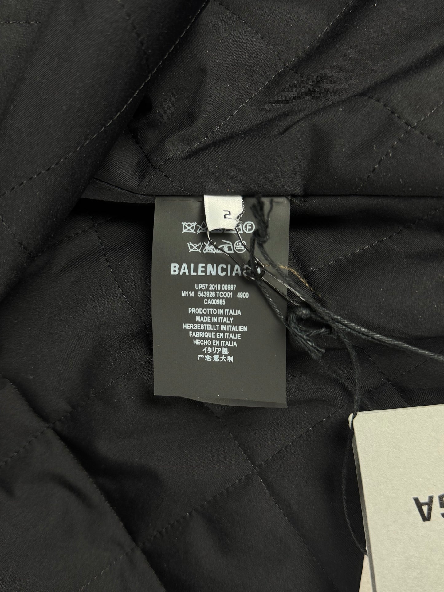 Balenciaga Electric Blue Oversize Shirt Balloon Overcoat FW 2018 - M