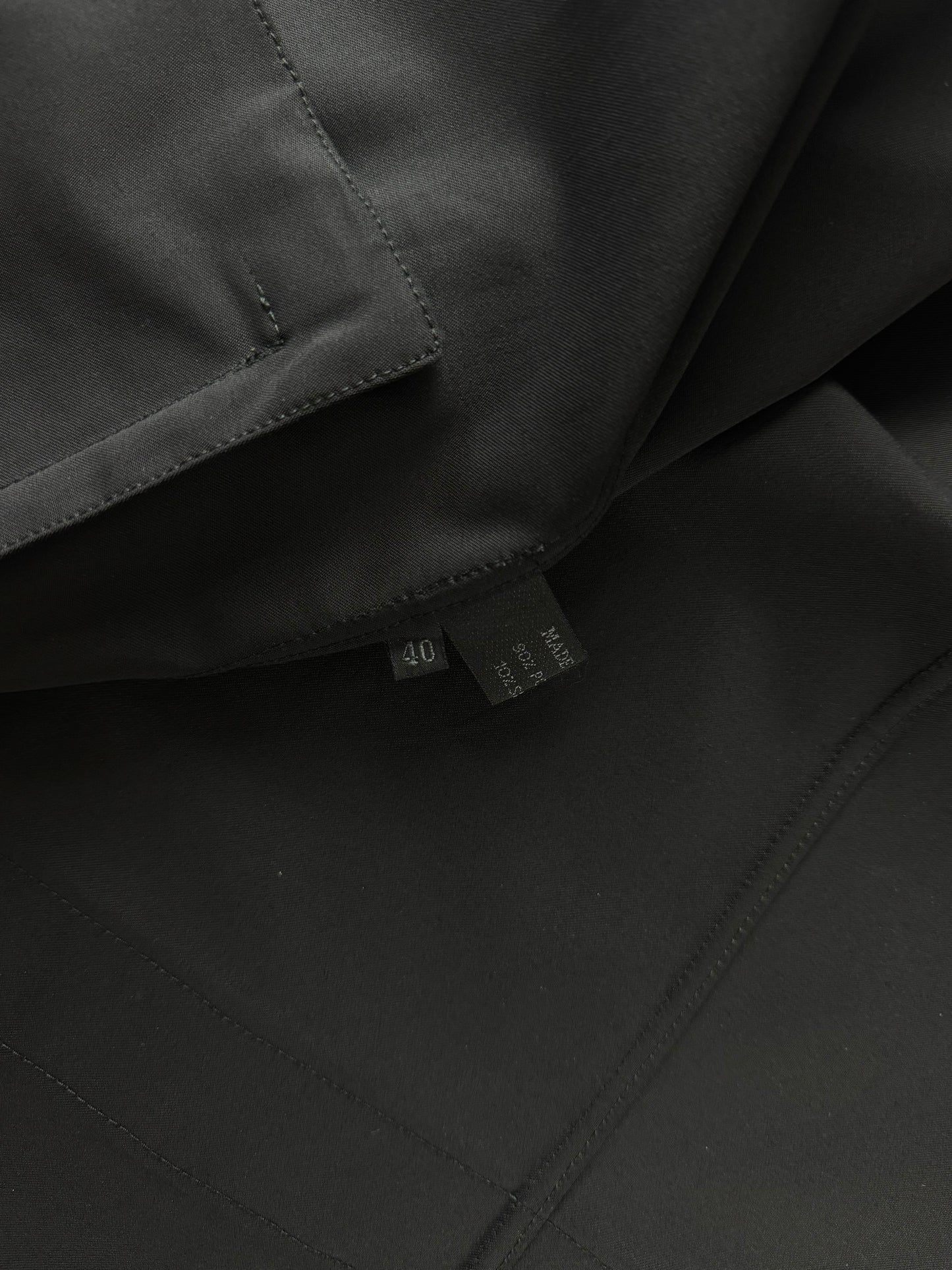 Prada Strapped Nylon Long Jacket FW 1998 - XS