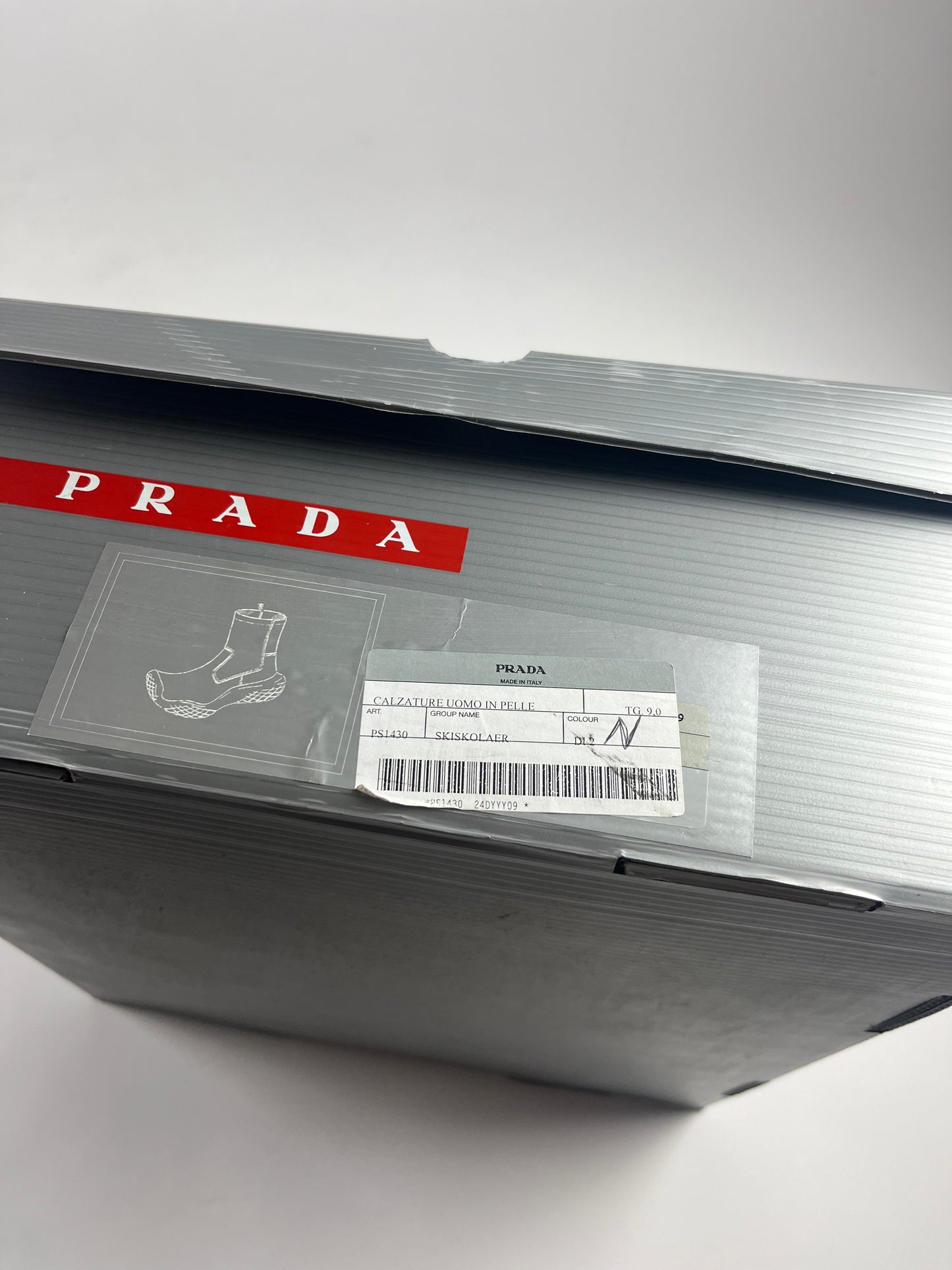 Prada Leather High Boots FW 1999 - 44 EU