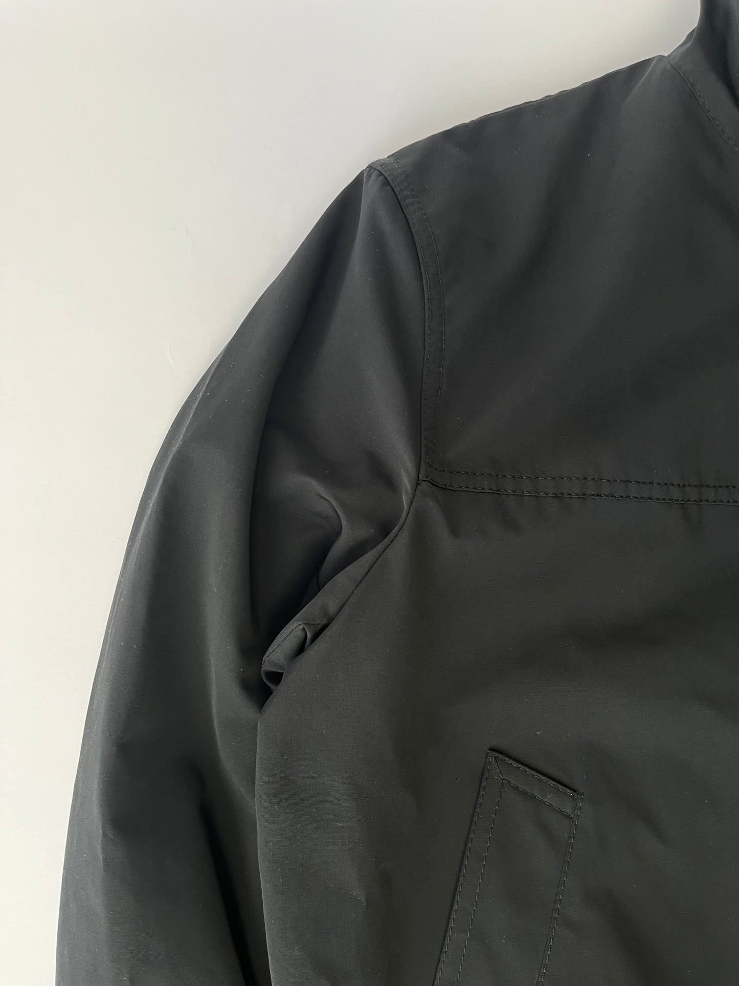 Prada Navy Bomber Double Buttoned Jacket 2010s - M