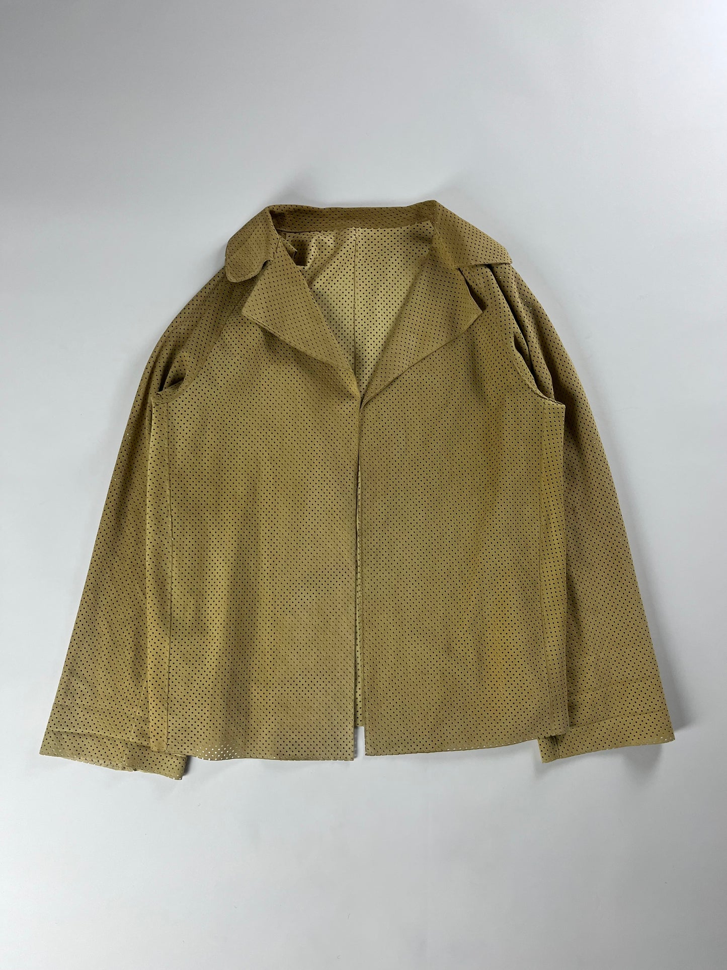 Jil Sander Camel Mesh Blouse SS 2000 - S