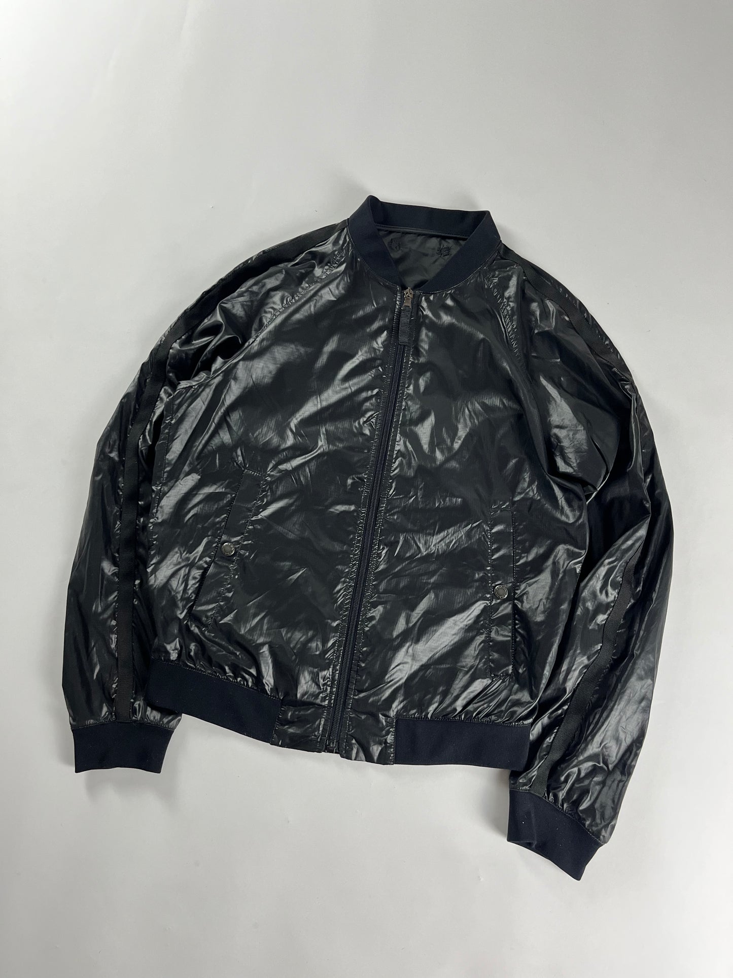 Prada Shadow Light Nylon Line Bomber Jacket SS 2010 - S