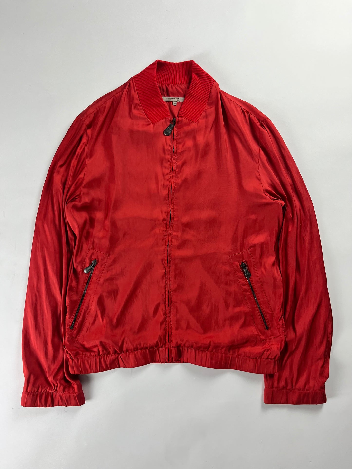 Bottega Veneta Orange Sunlight Silk Jacket SS 2010 - M