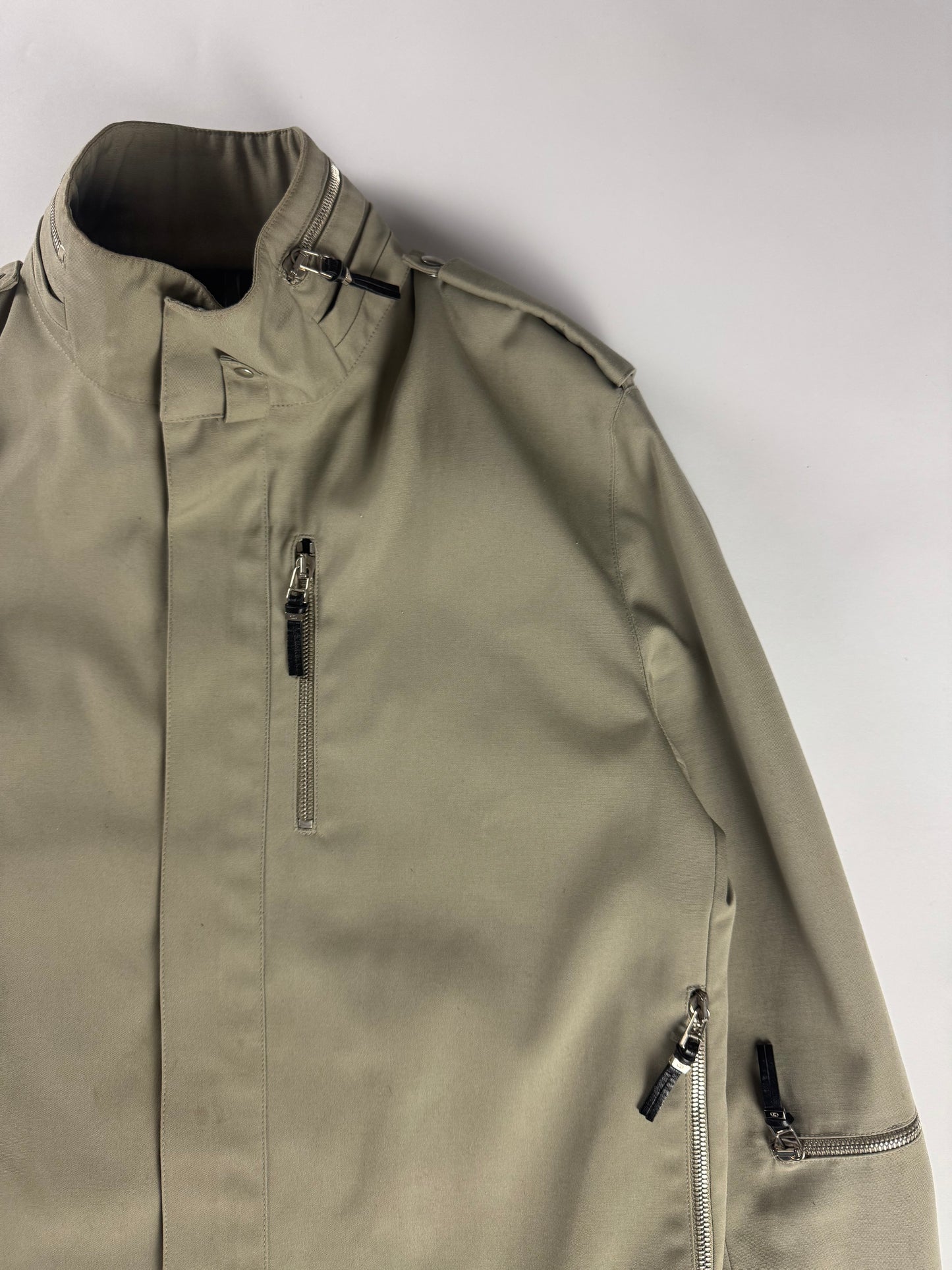 Dior Homme "Follow Me" Sand Belted Zipped Jacket SS 2003 - L