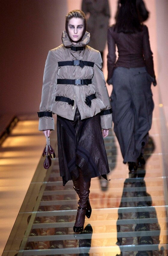 Jean Paul Gaultier Down Bondage Puffer Jacket FW 2003 - S