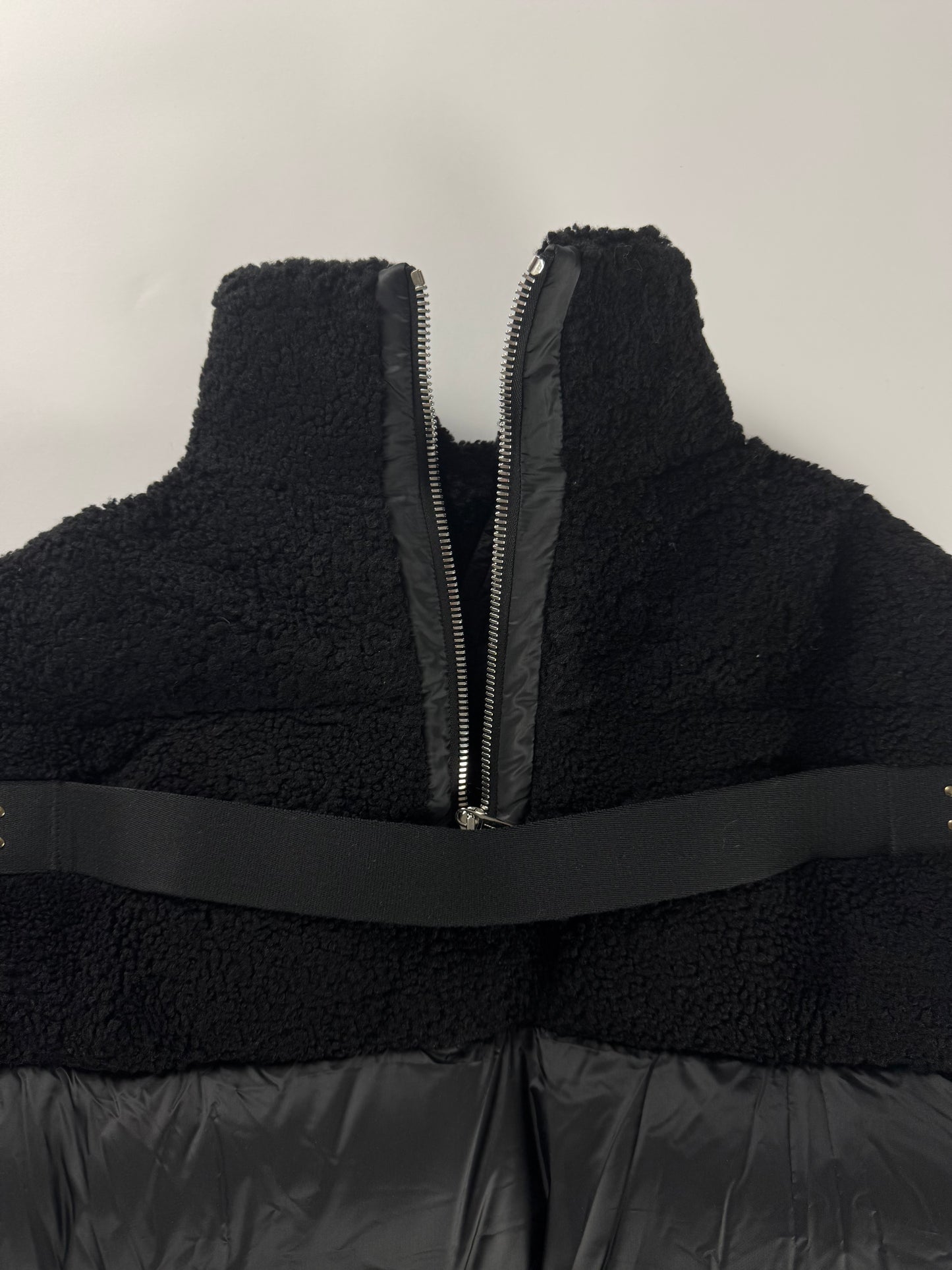 Rick Owens x Moncler DRKSHDW Cyclopic Shearling Down Puffer Jacket FW 2020 - M