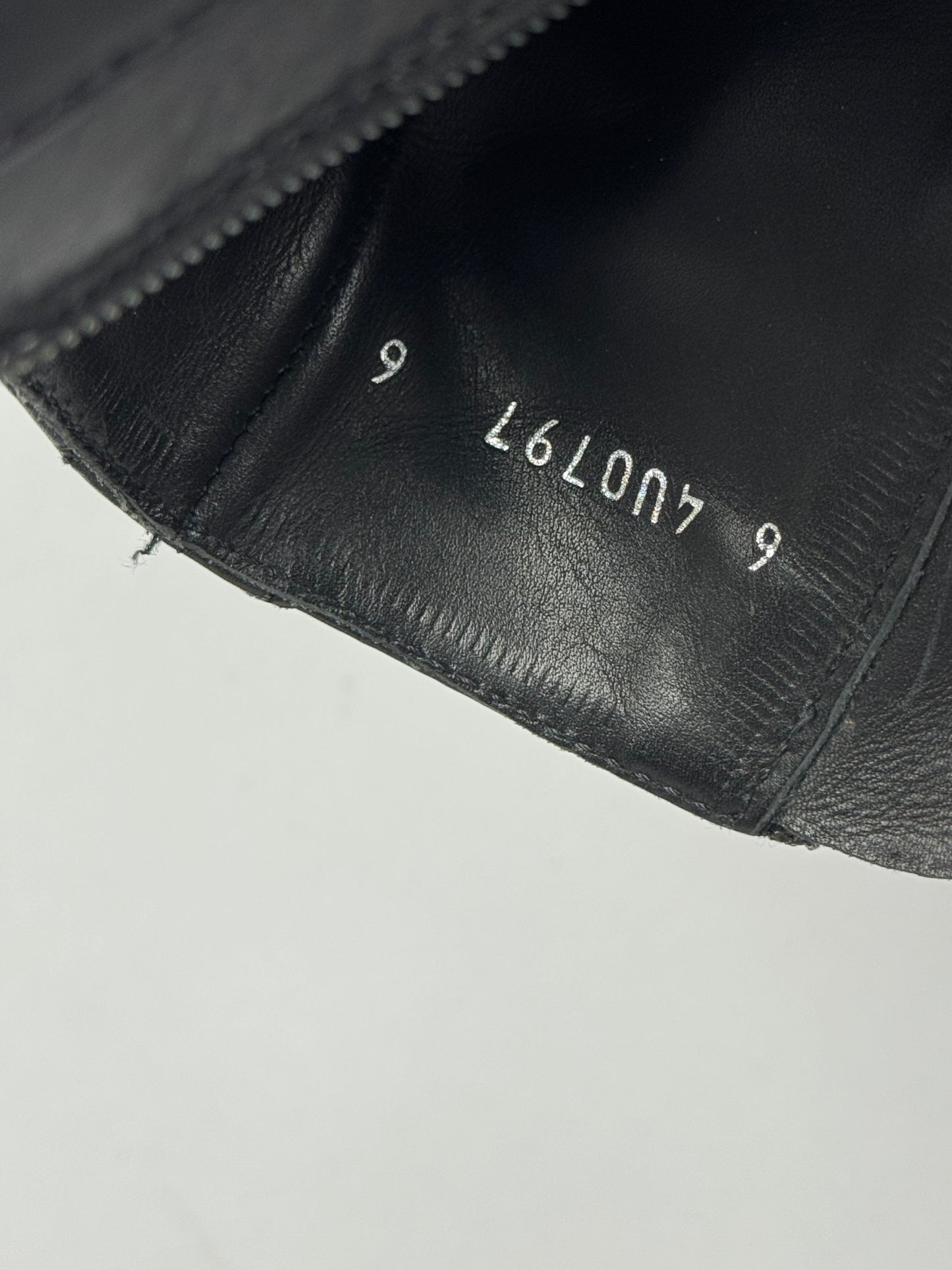 Prada Black Leather Mid Boots FW 1999 - 41 EU