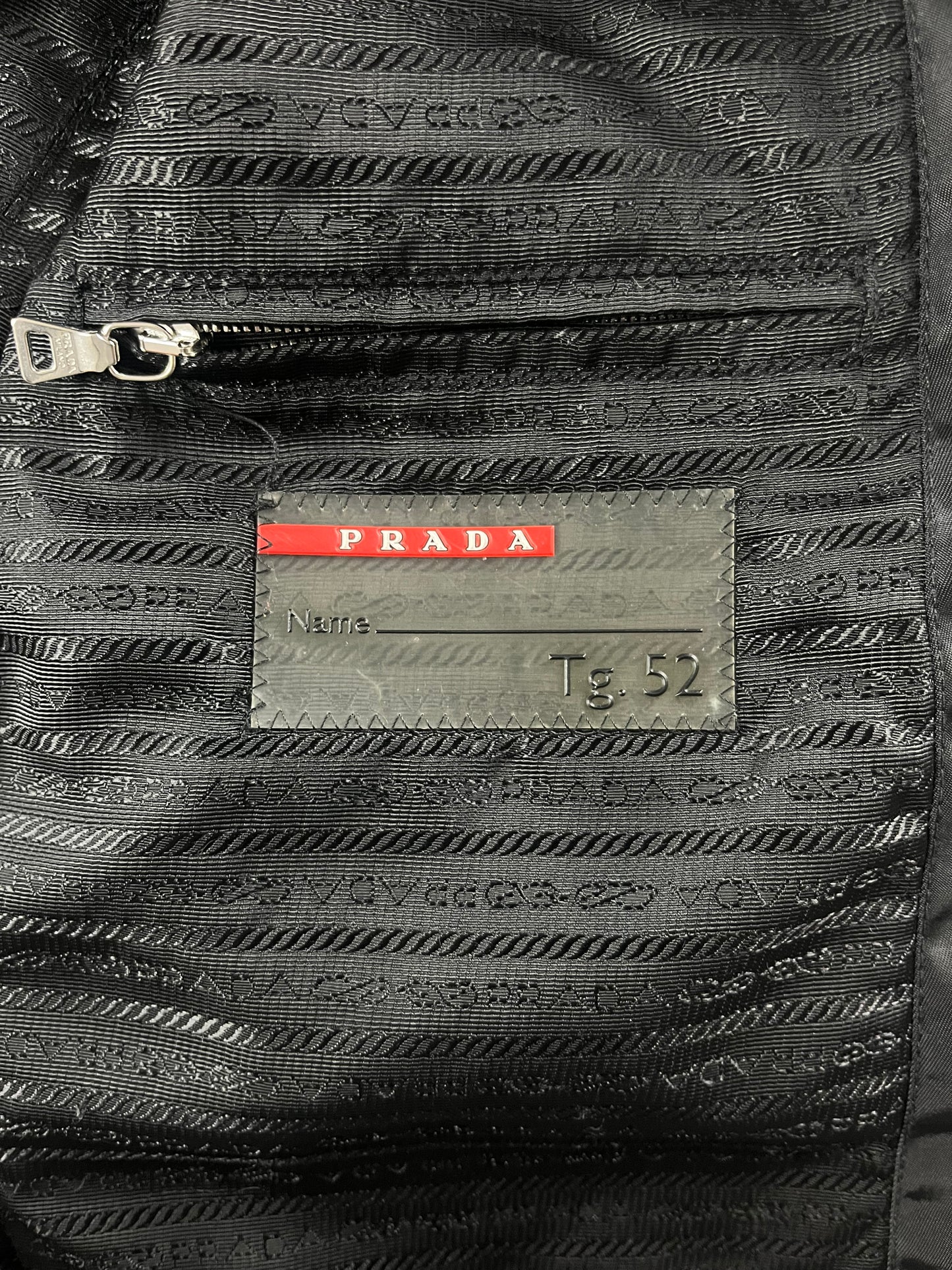 Prada Nylon Leather Padded Down Jacket FW 2010 - L