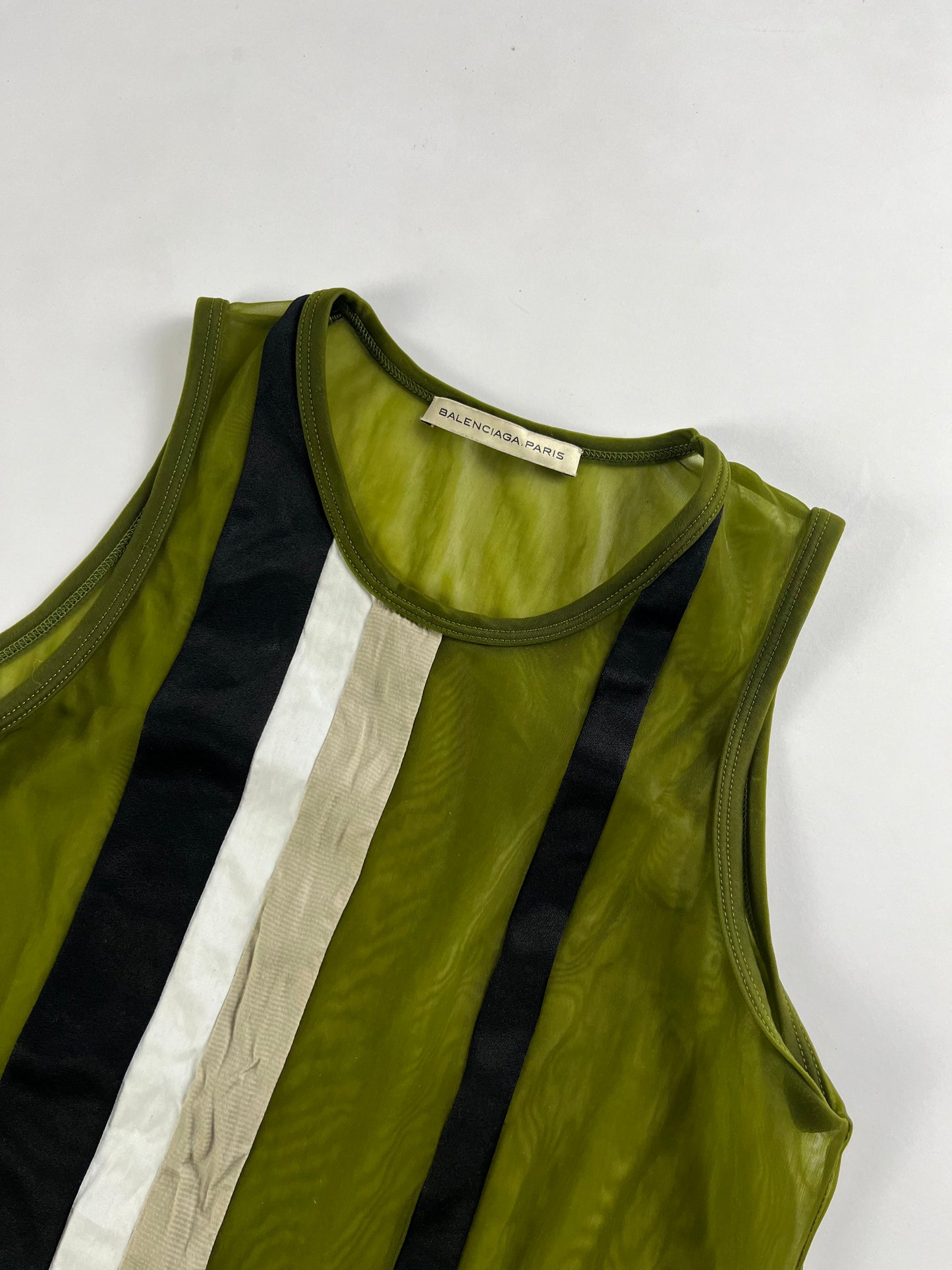 Balenciaga Striped Tank Top SS 2010 - M