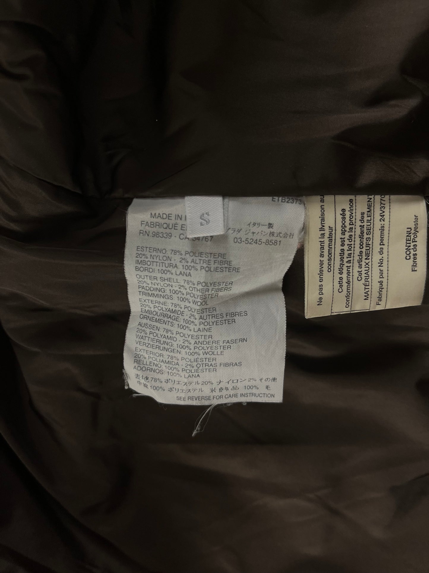 Prada Camel Premium OG Varsity Bomber Jacket FW 2002 - S