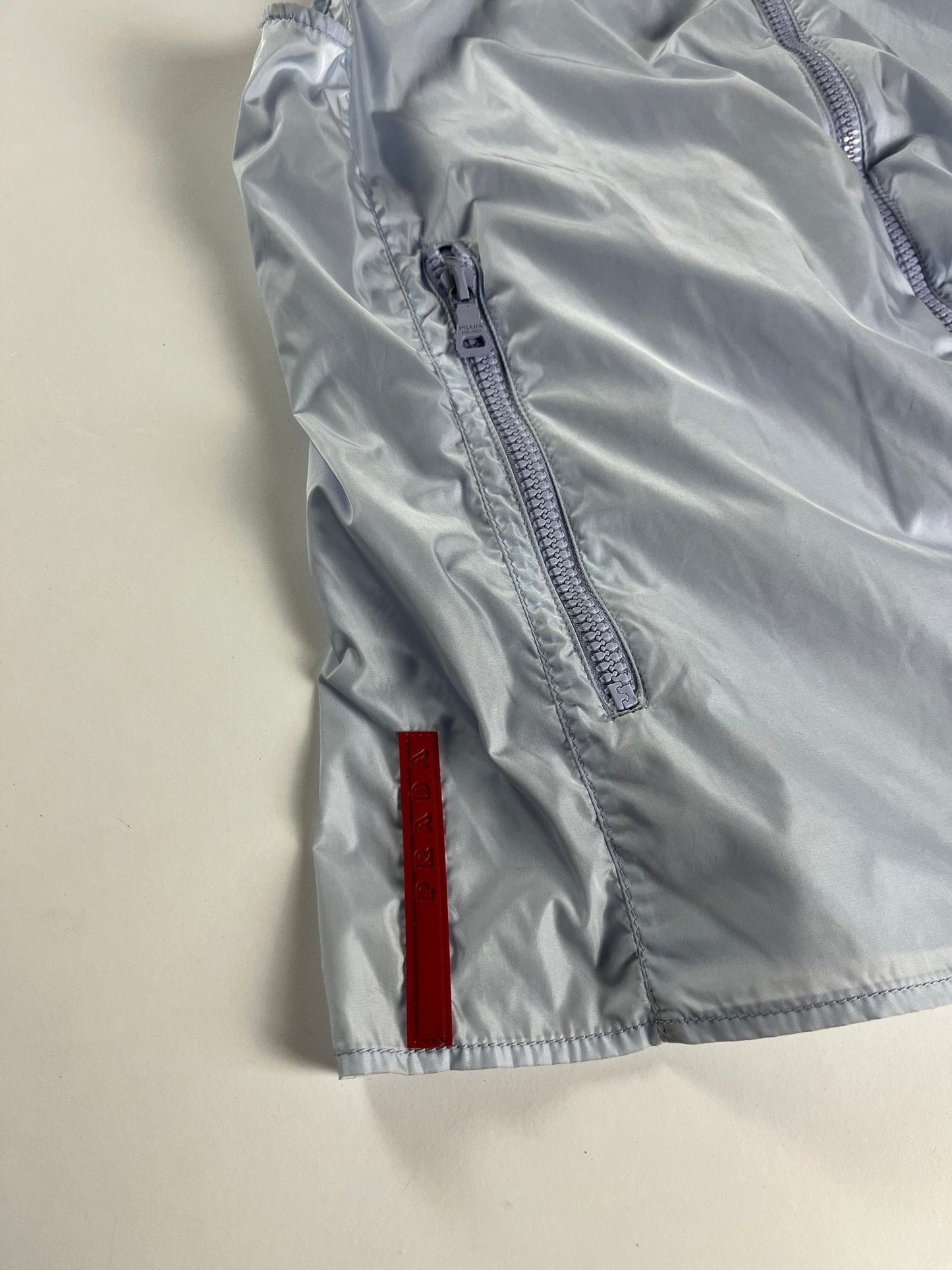 Prada Linea Rossa Nylon Double Zip Vest SS 2000 - M