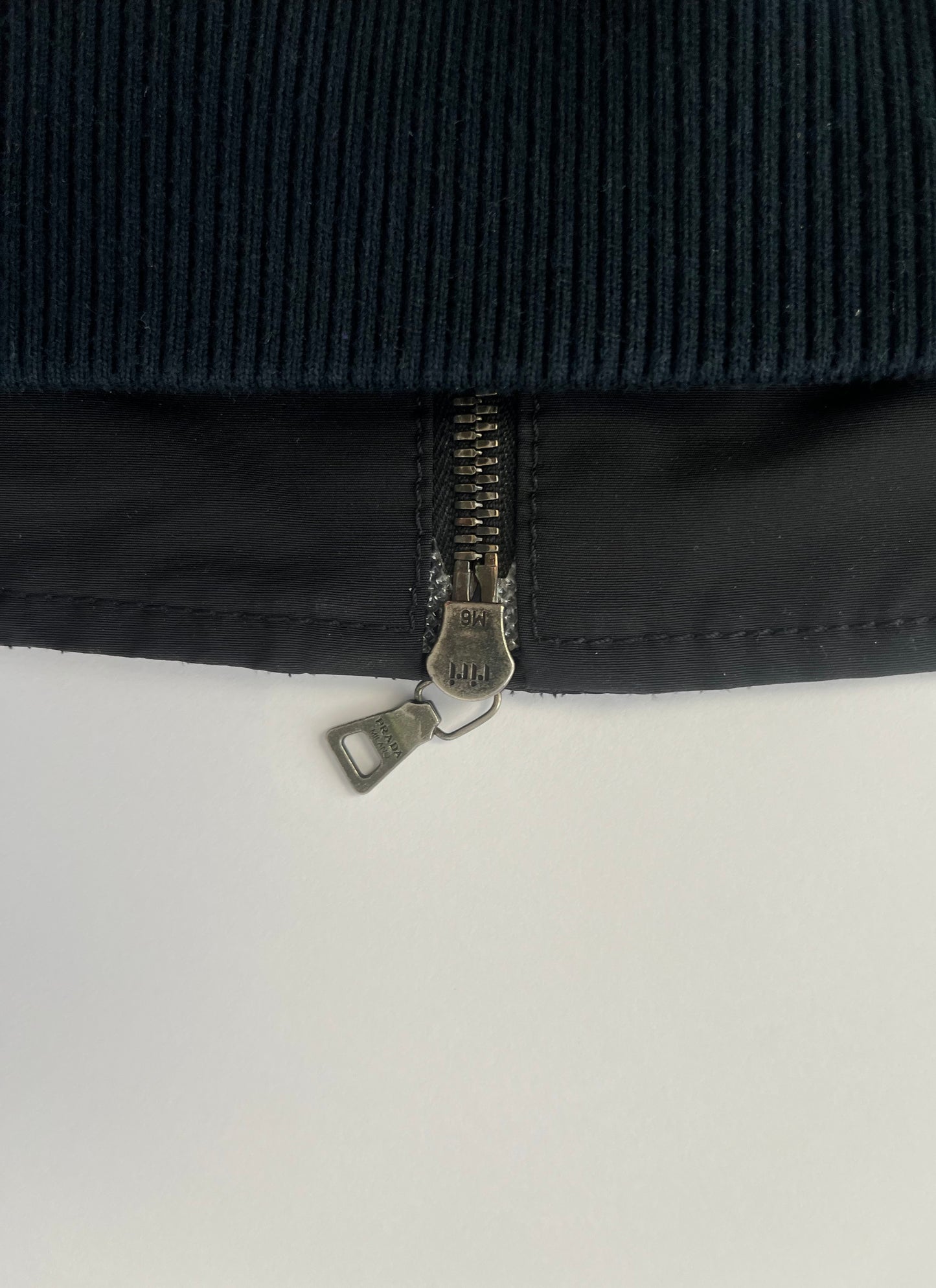 Prada Navy Bomber Double Buttoned Jacket 2010s - M