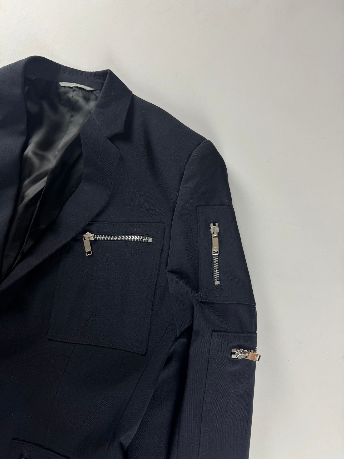 Dior Homme Kris Van Assche Multi Zip Elegant Blazer SS 2016 - M