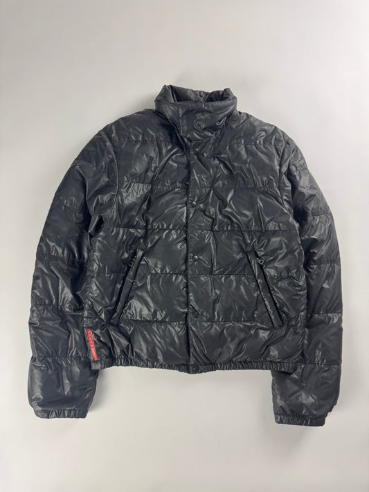 Prada Linea Rossa Strapped Collar Puffer Jacket FW 2009 - M