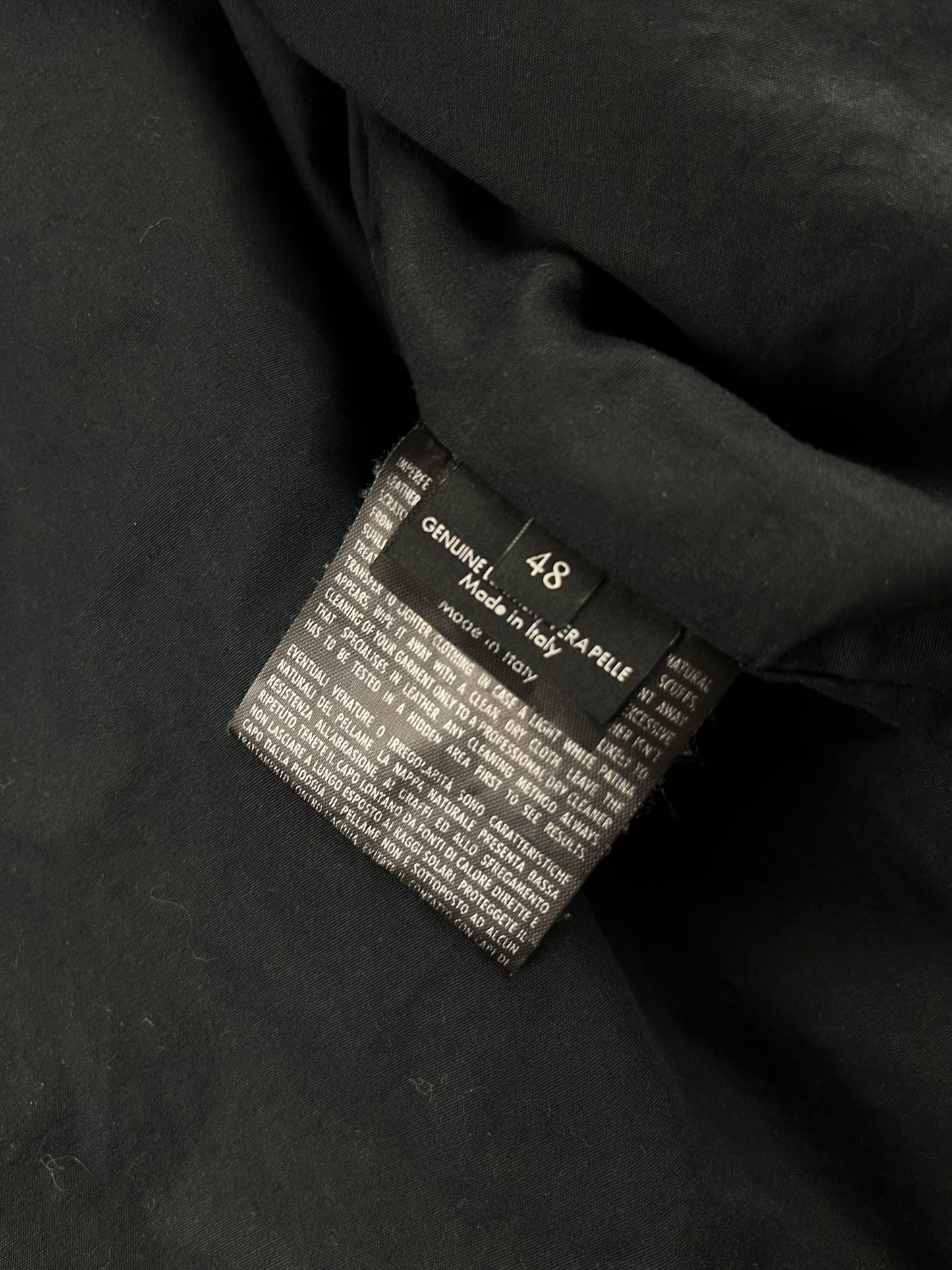 Gucci Frida Giannini Blue Gradient Leather Biker Jacket SS 2009 - M