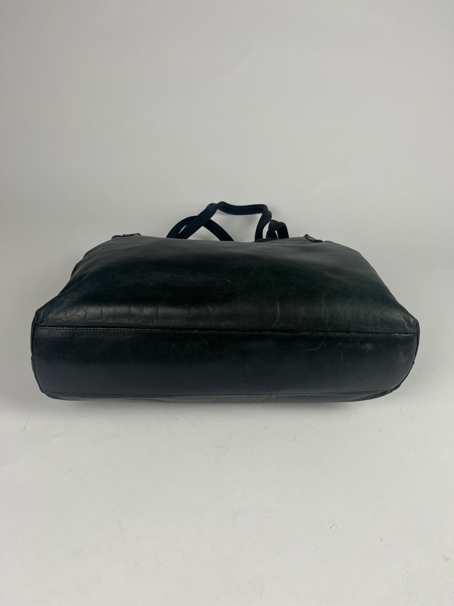 Prada Leather Inside Blue Mesh Belted Shoulder Bag FW 1999 - OS