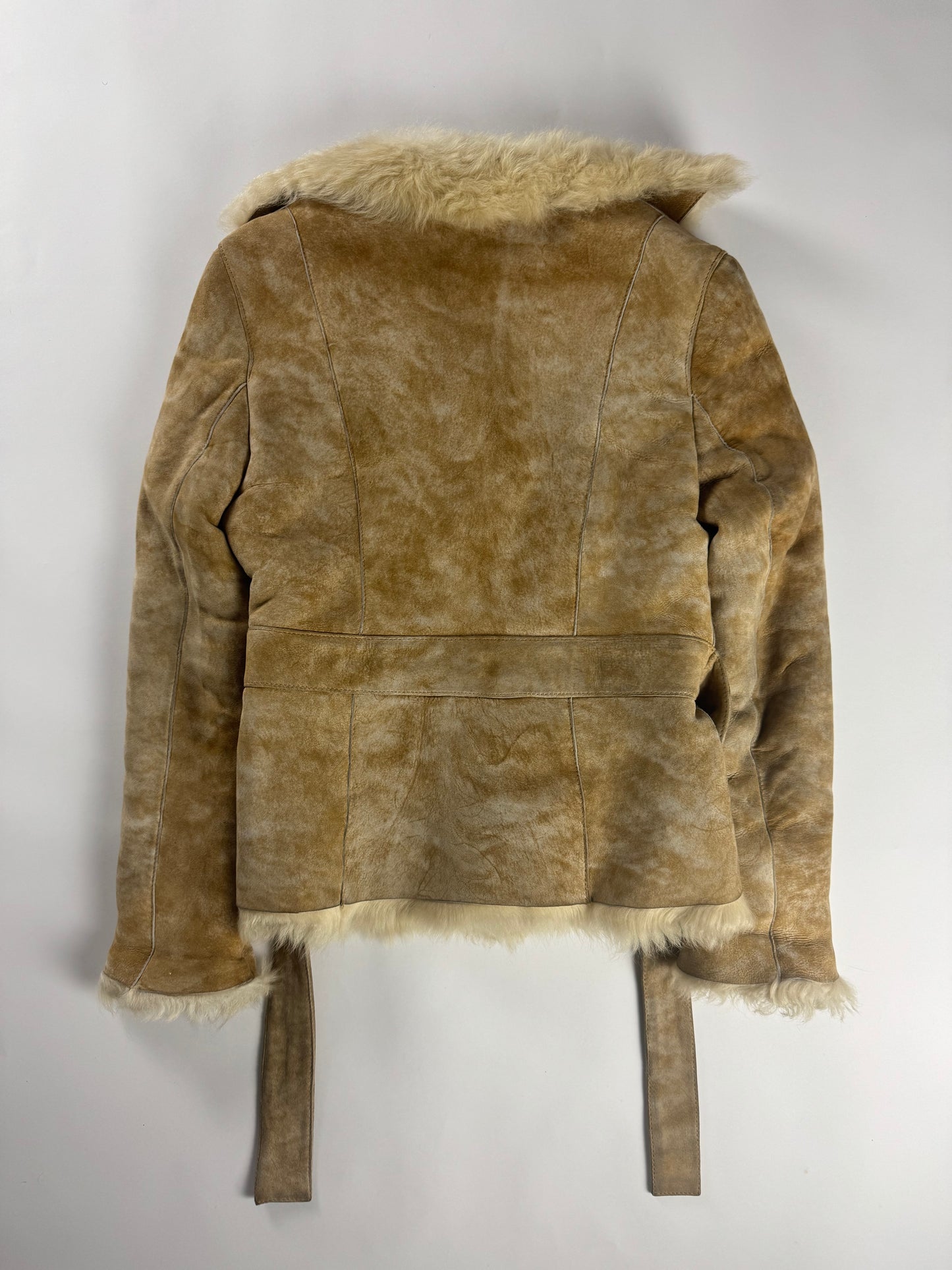Gucci Tom Ford Bushed Shearling Fur Coat FW 2002 - S