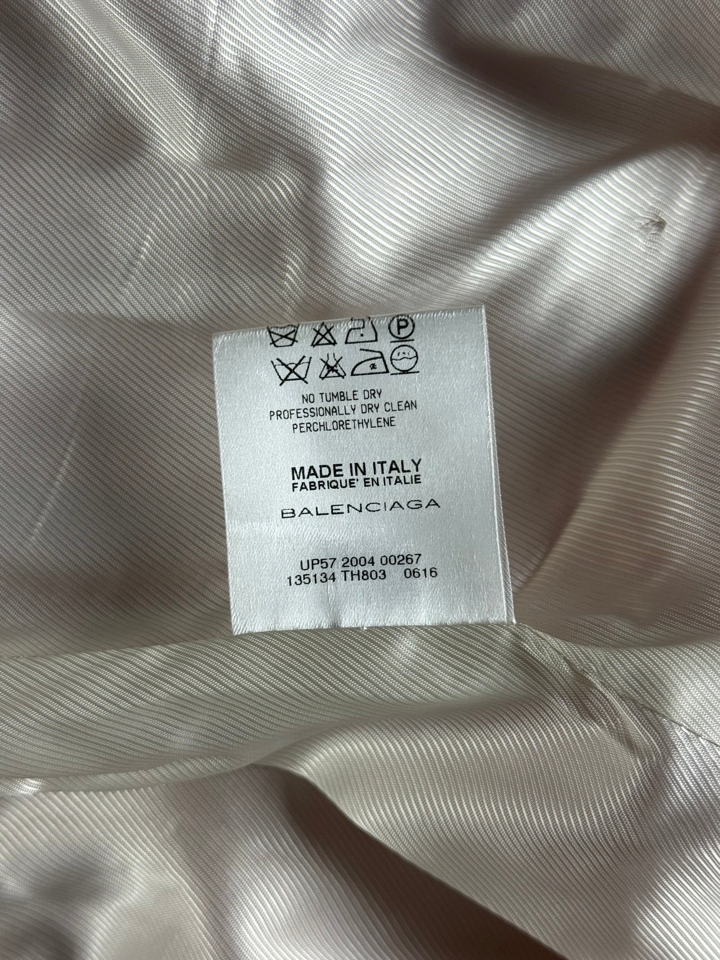 Balenciaga Nicolas Ghesquière Double Breasted Burnt Orange Wool Elegant Coat FW 2004 - S