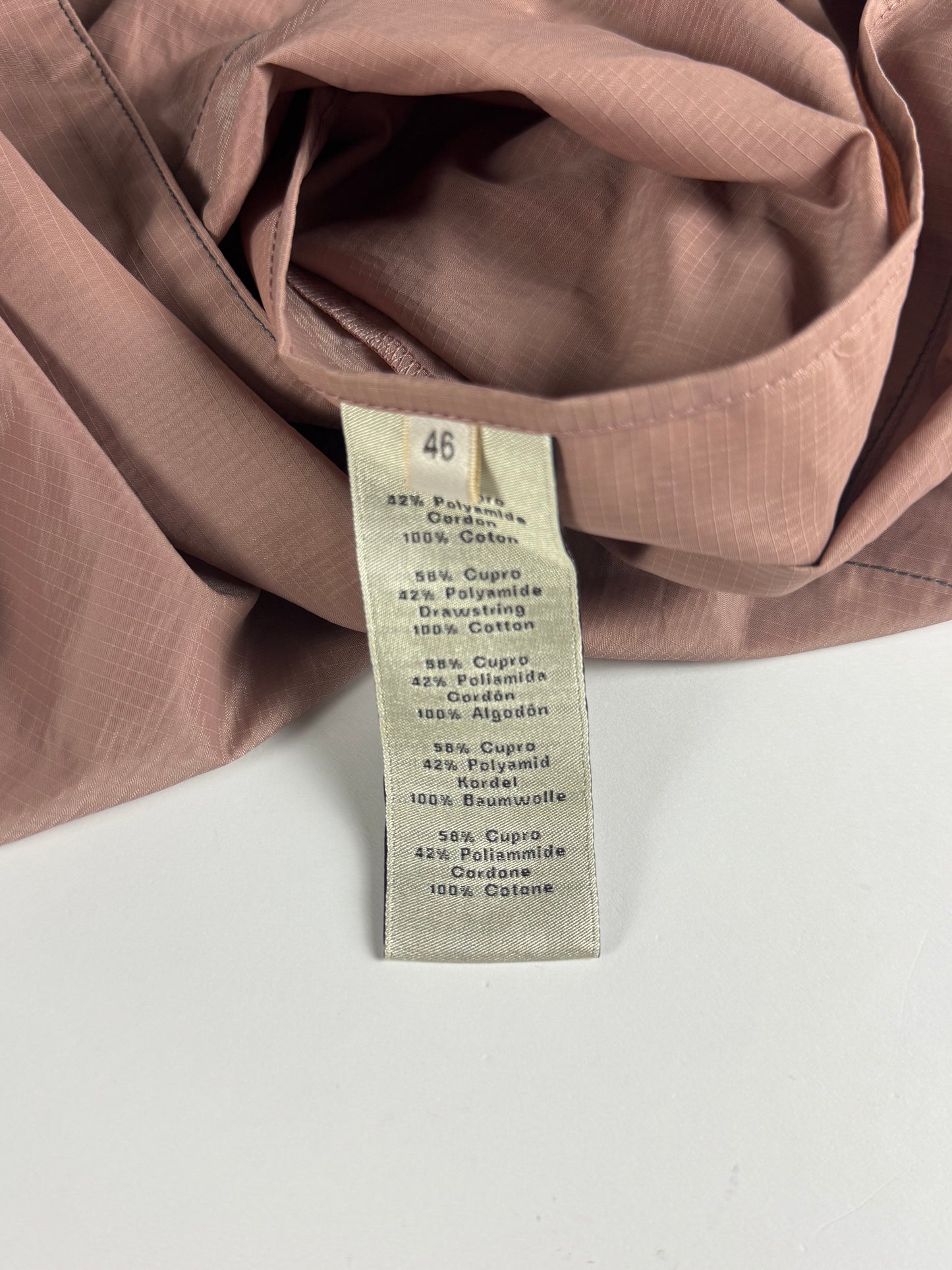 Hermès Sample Dust Pink Quarter Zip Piqure Stitch Jacket SS 2022 - M