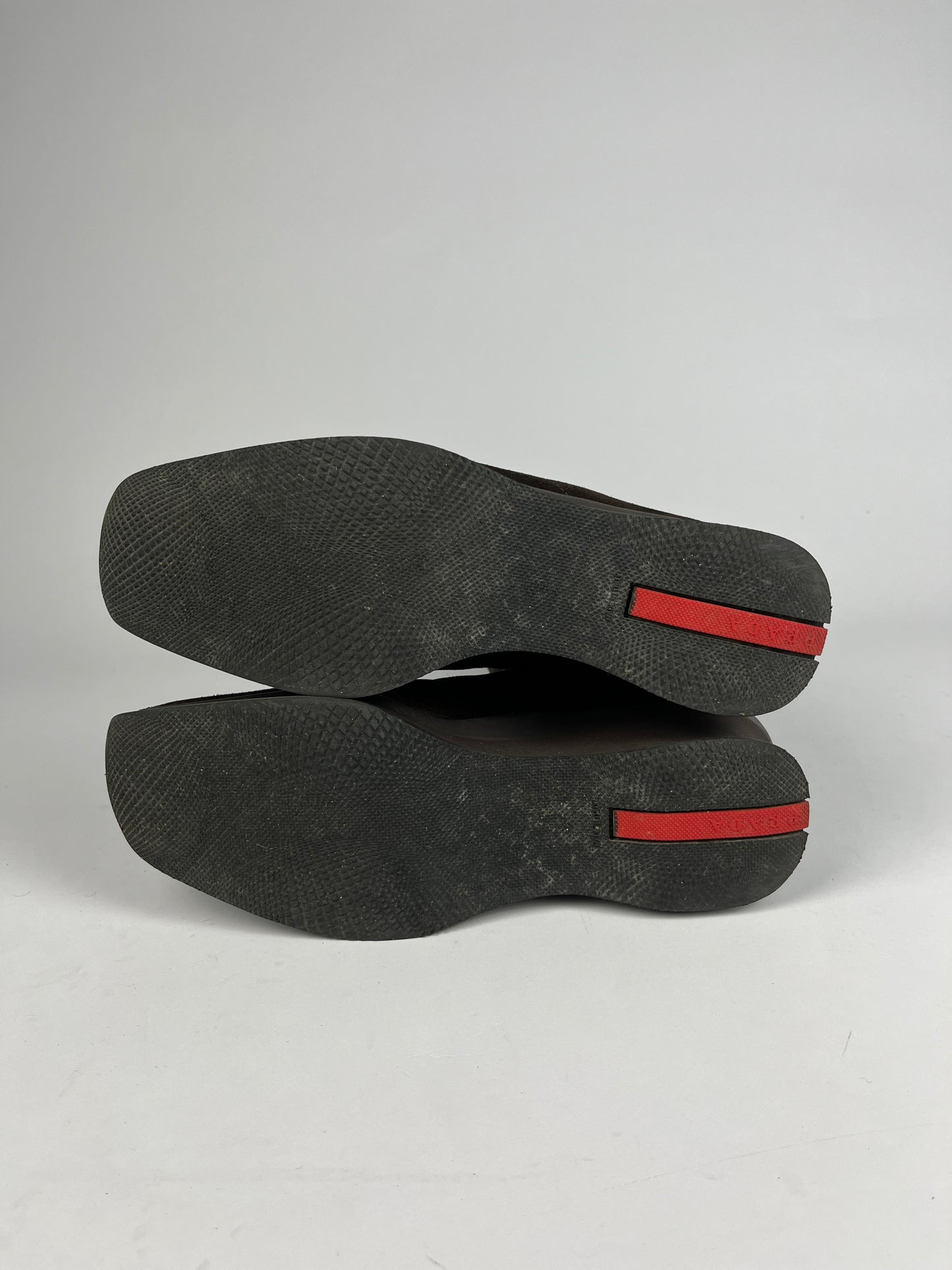 Prada Linea Rossa Aero Suede Platform Boots FW 1999 - 36,5 IT/37,5 EU