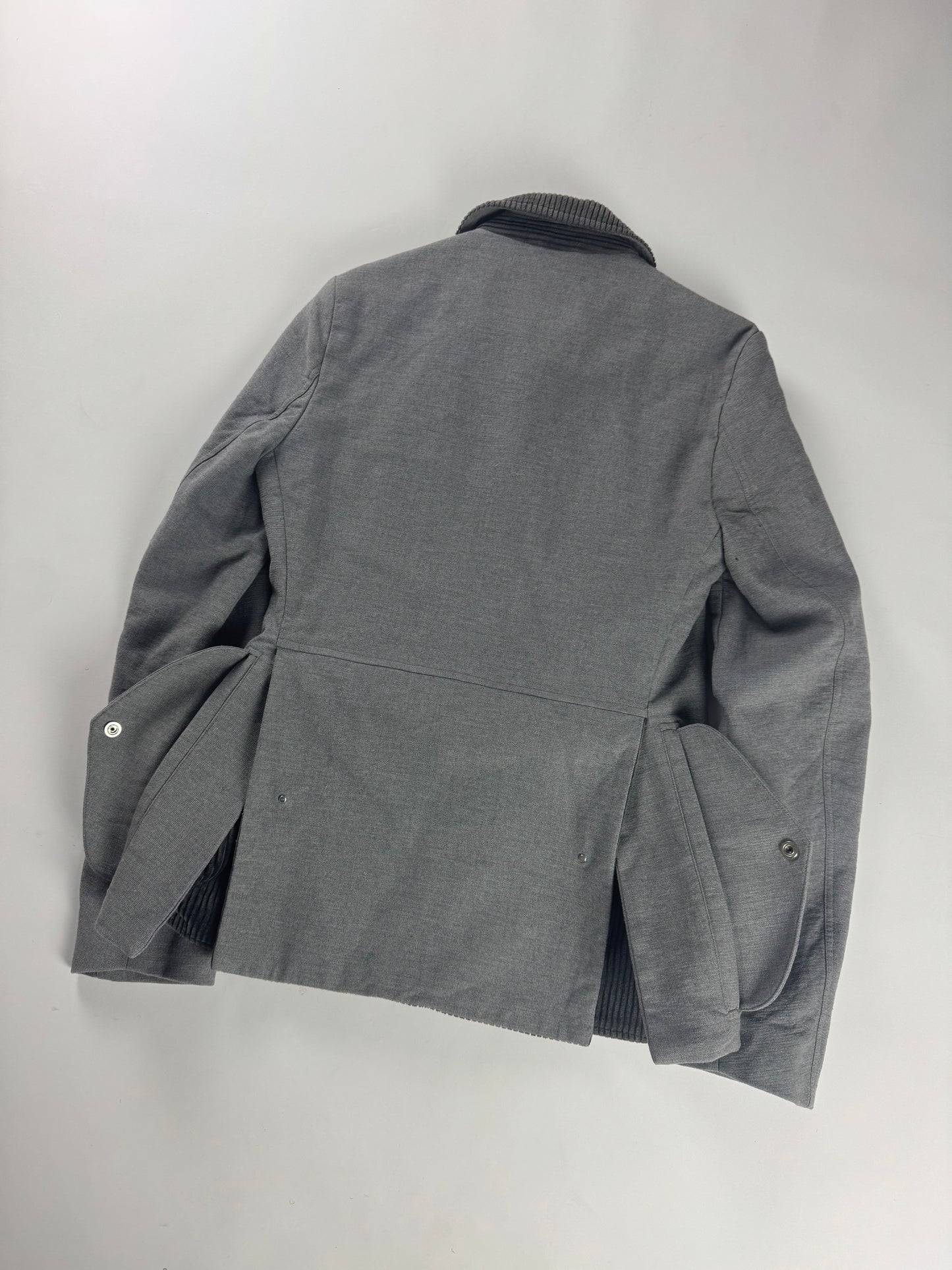 Balenciaga Sample Grey Corduroy Jacket FW 2011 - S