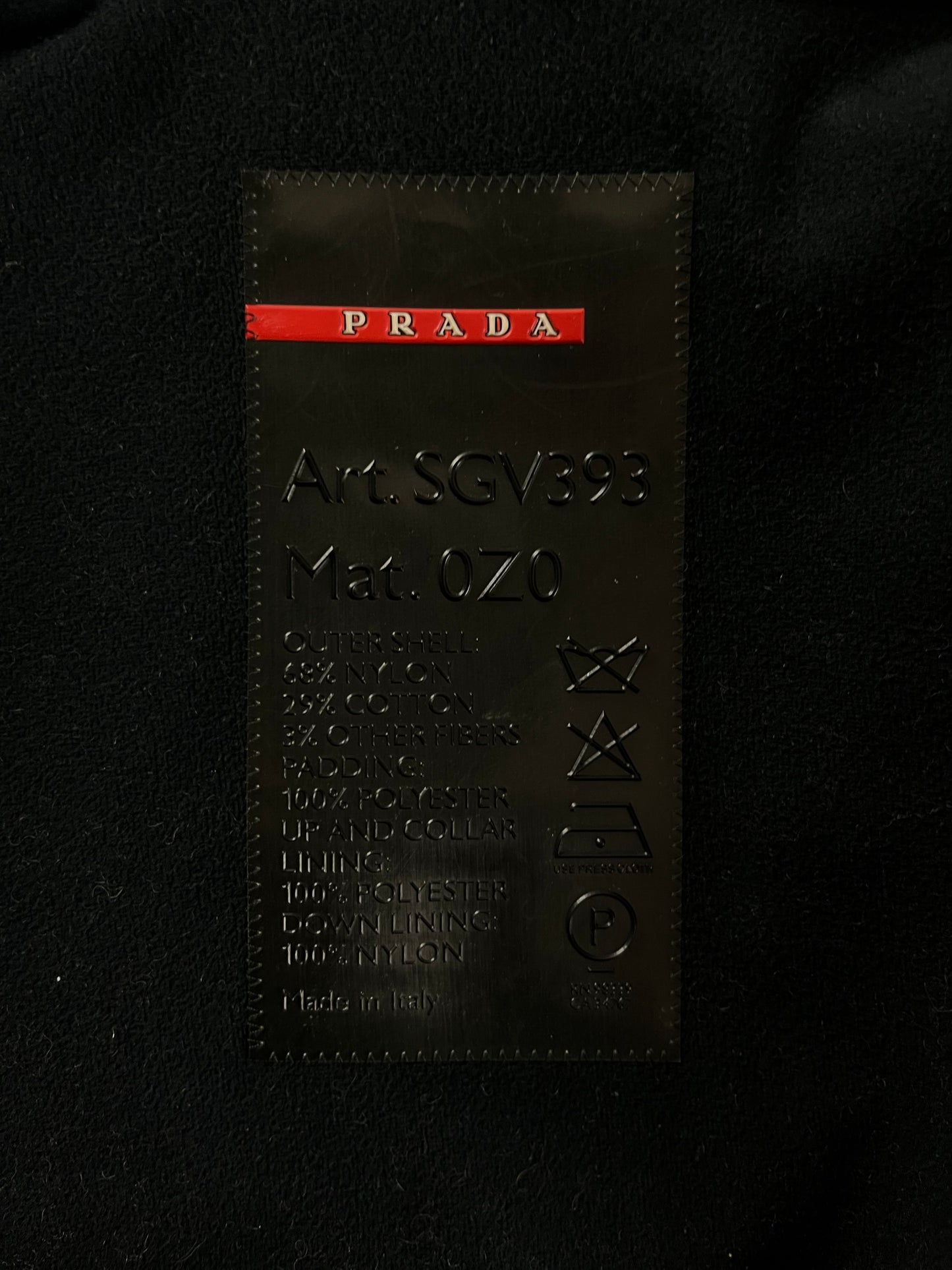 Prada Sport Technical Shadow Shell Jacket 2000s - L