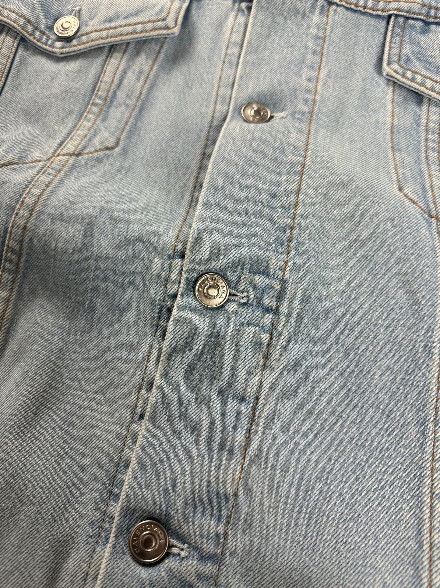 Balenciaga Perfect Oversize Boxy Denim Jacket FW 2017 - L