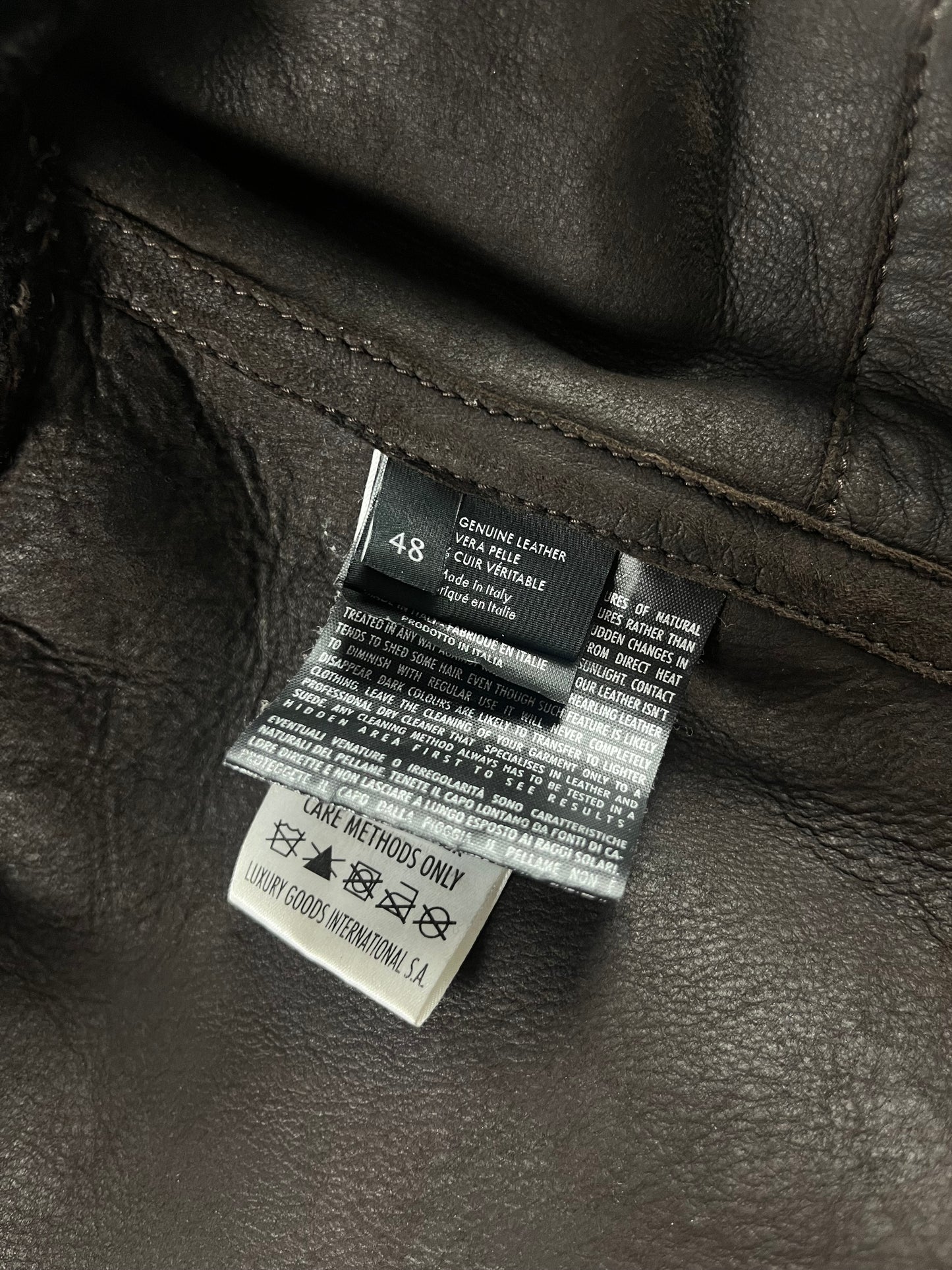 Gucci Dark Brown Shearling Wool Blend Jacket - M