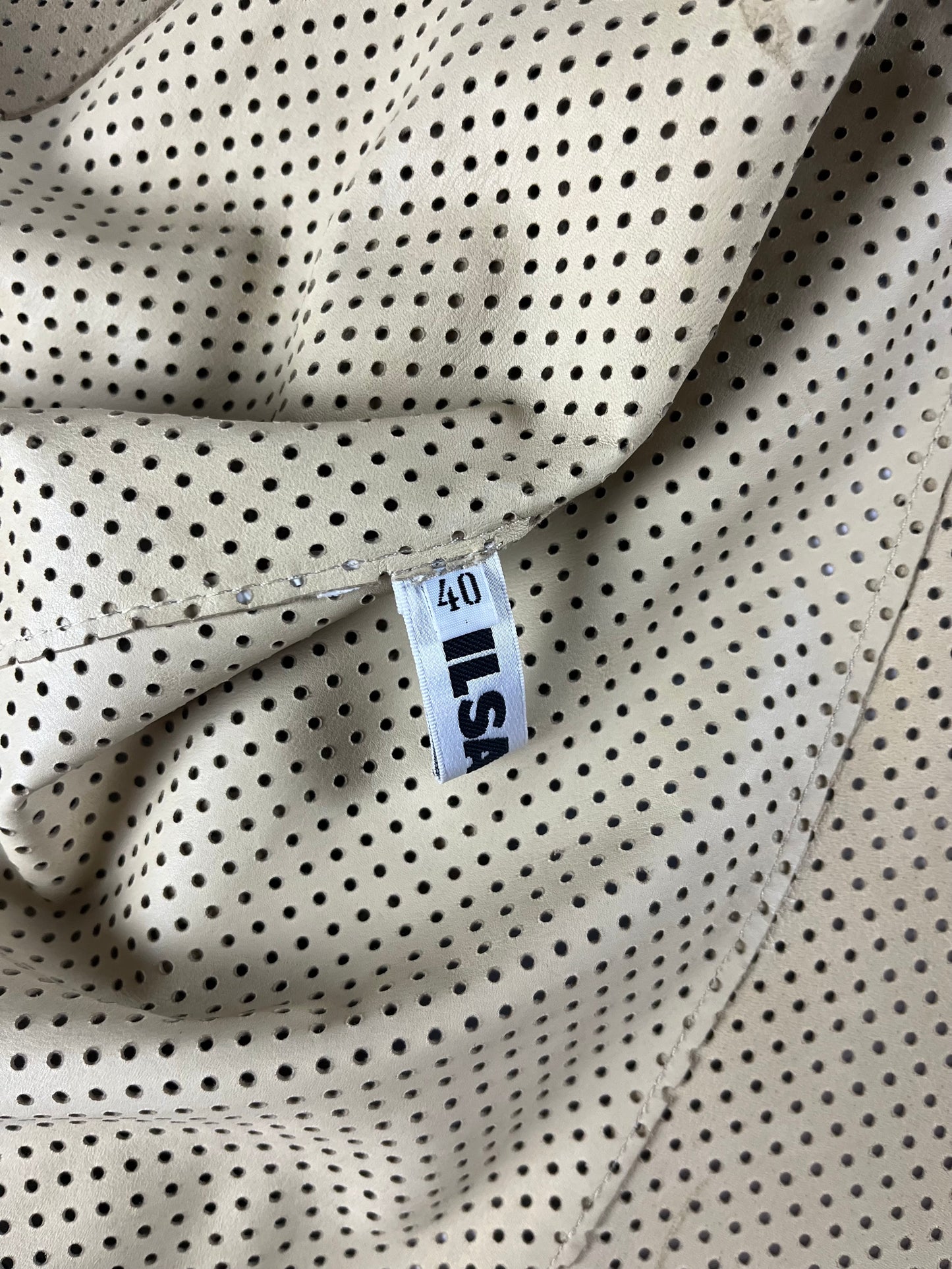 Jil Sander Camel Mesh Blouse SS 2000 - S