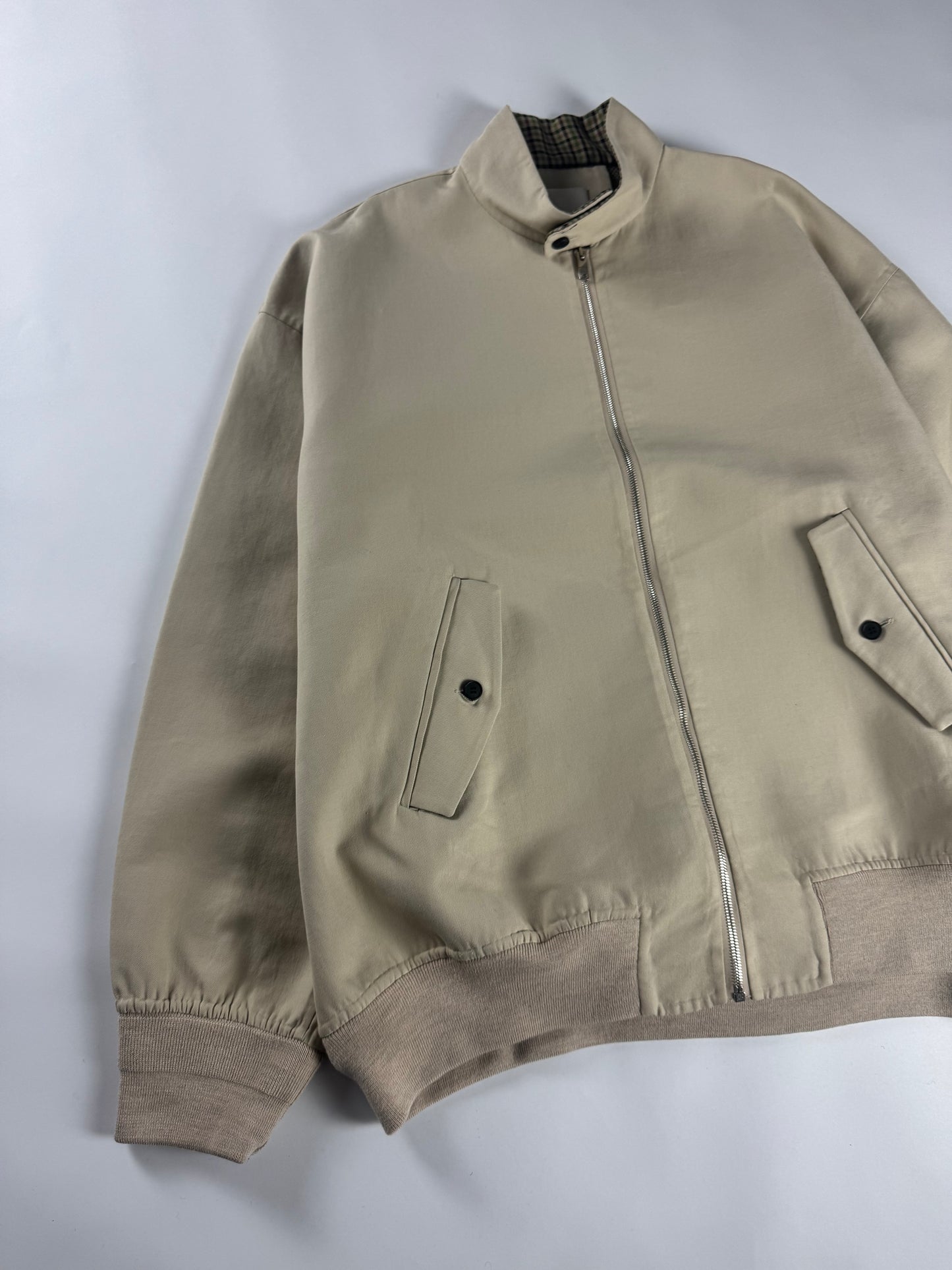 Givenchy Sample Inside Kilted Print Boxy Bomber Jacket SS 2024 - M