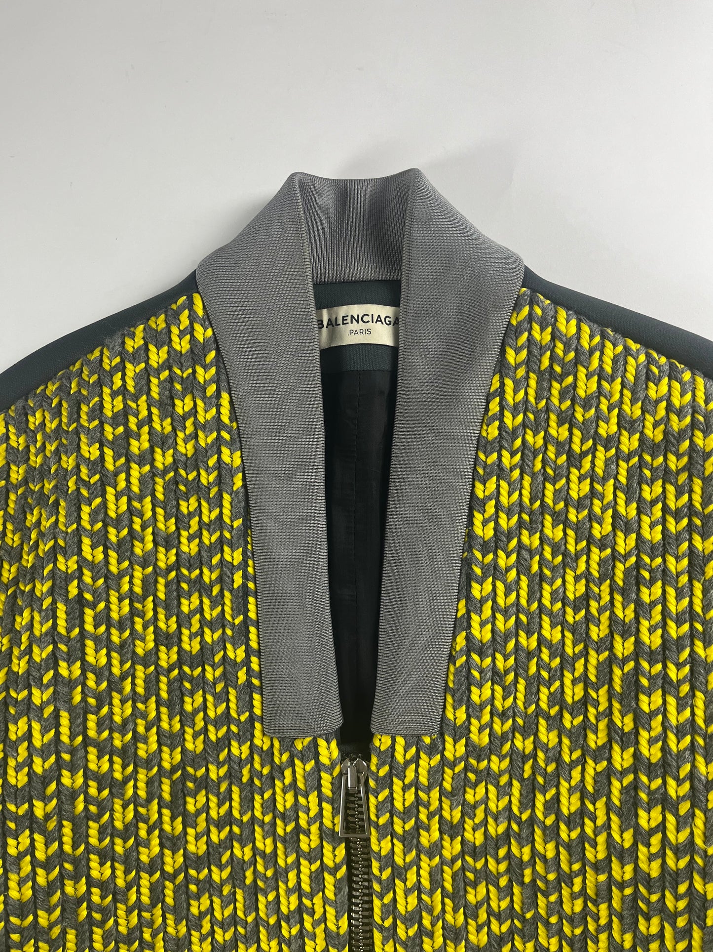 Balenciaga Braided Fabric Coat FW 2014 - S